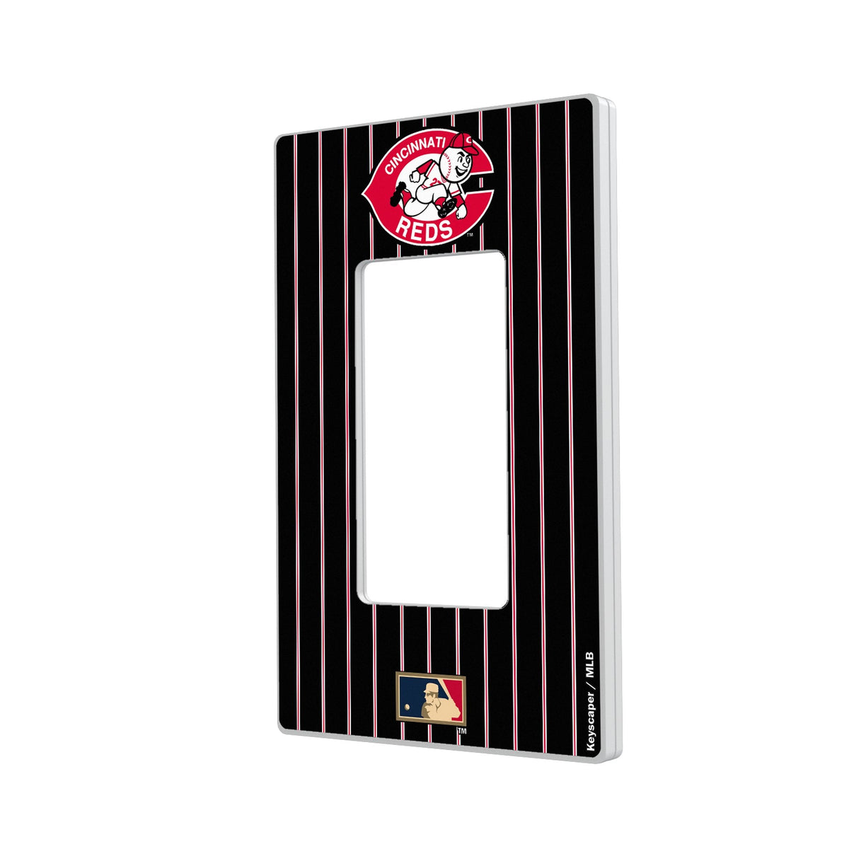 Cincinnati Reds 1974-1992 - Cooperstown Collection Pinstripe Hidden-Screw Light Switch Plate 2