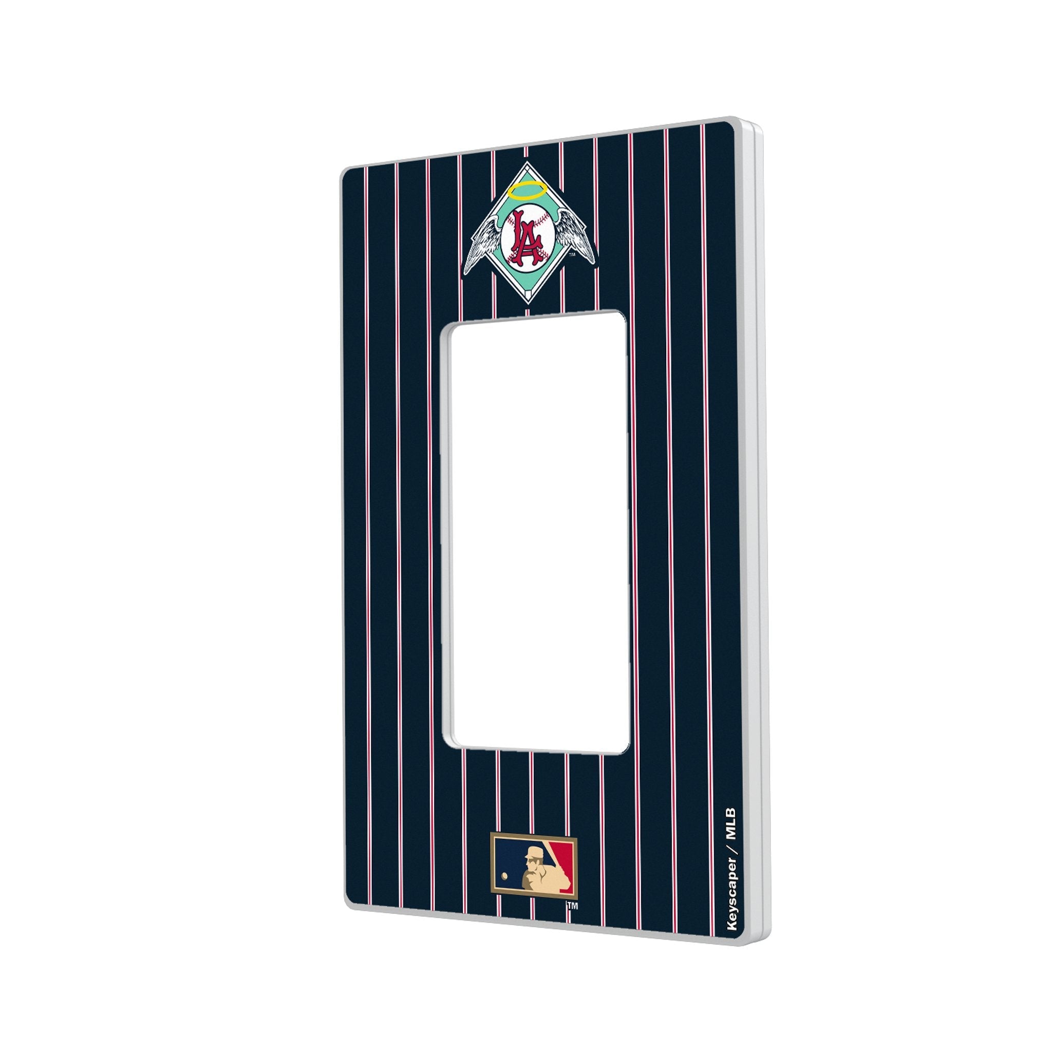 LA Angels 1961-1965 - Cooperstown Collection Pinstripe Hidden-Screw Light Switch Plate