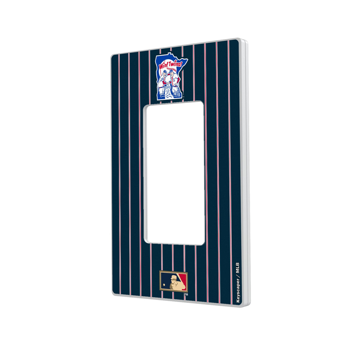 Minnesota Twins 1976-1986 - Cooperstown Collection Pinstripe Hidden-Screw Light Switch Plate 2