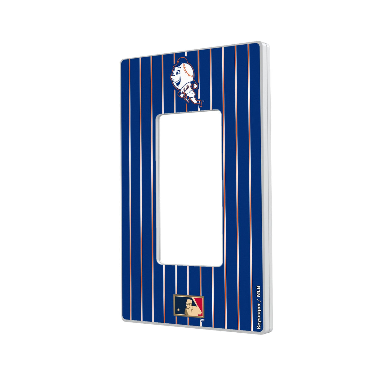 New York Mets 2014 - Cooperstown Collection Pinstripe Hidden-Screw Light Switch Plate 2