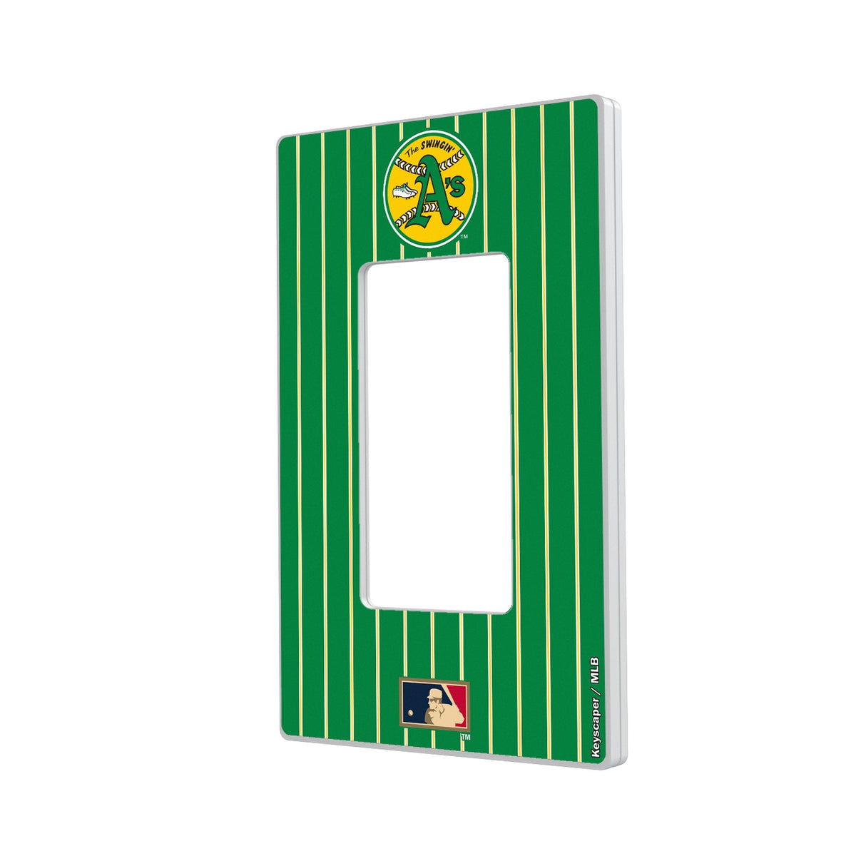 Oakland As 1971-1981 - Cooperstown Collection Pinstripe Hidden-Screw Light Switch Plate 2