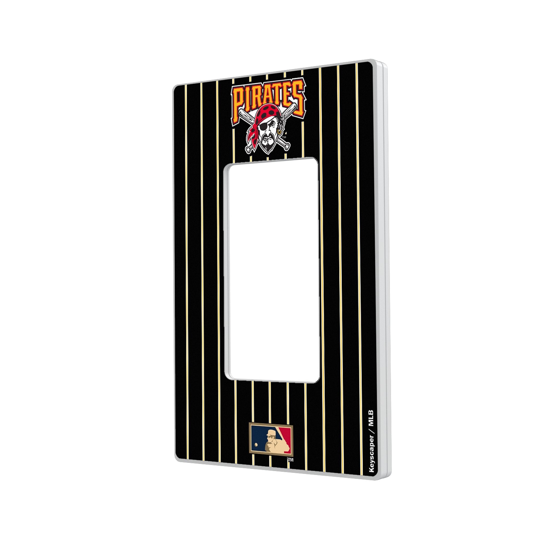Pittsburgh Pirates 1997-2013 - Cooperstown Collection Pinstripe Hidden-Screw Light Switch Plate 2