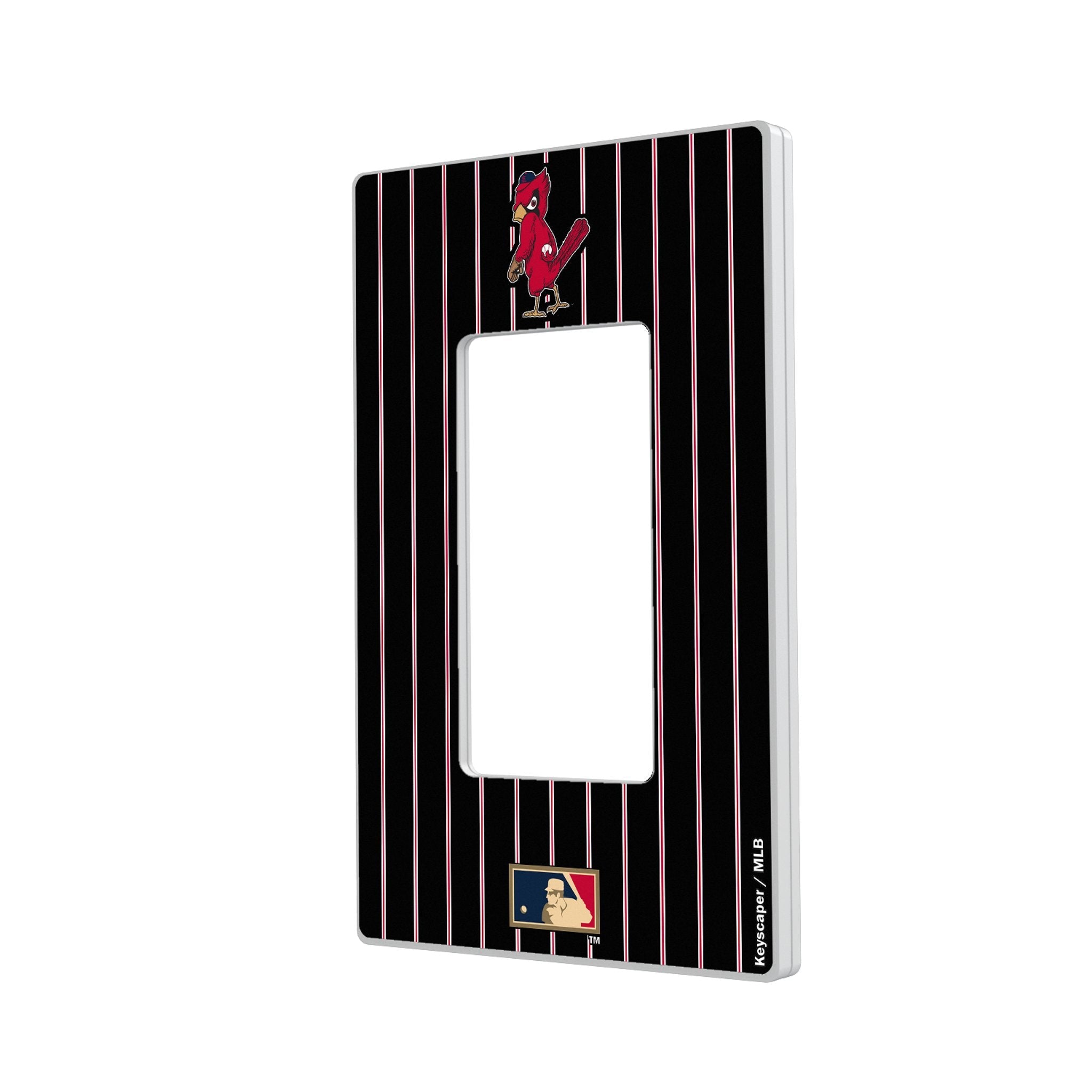 St Louis Cardinals 1950s - Cooperstown Collection Pinstripe Hidden-Screw Light Switch Plate