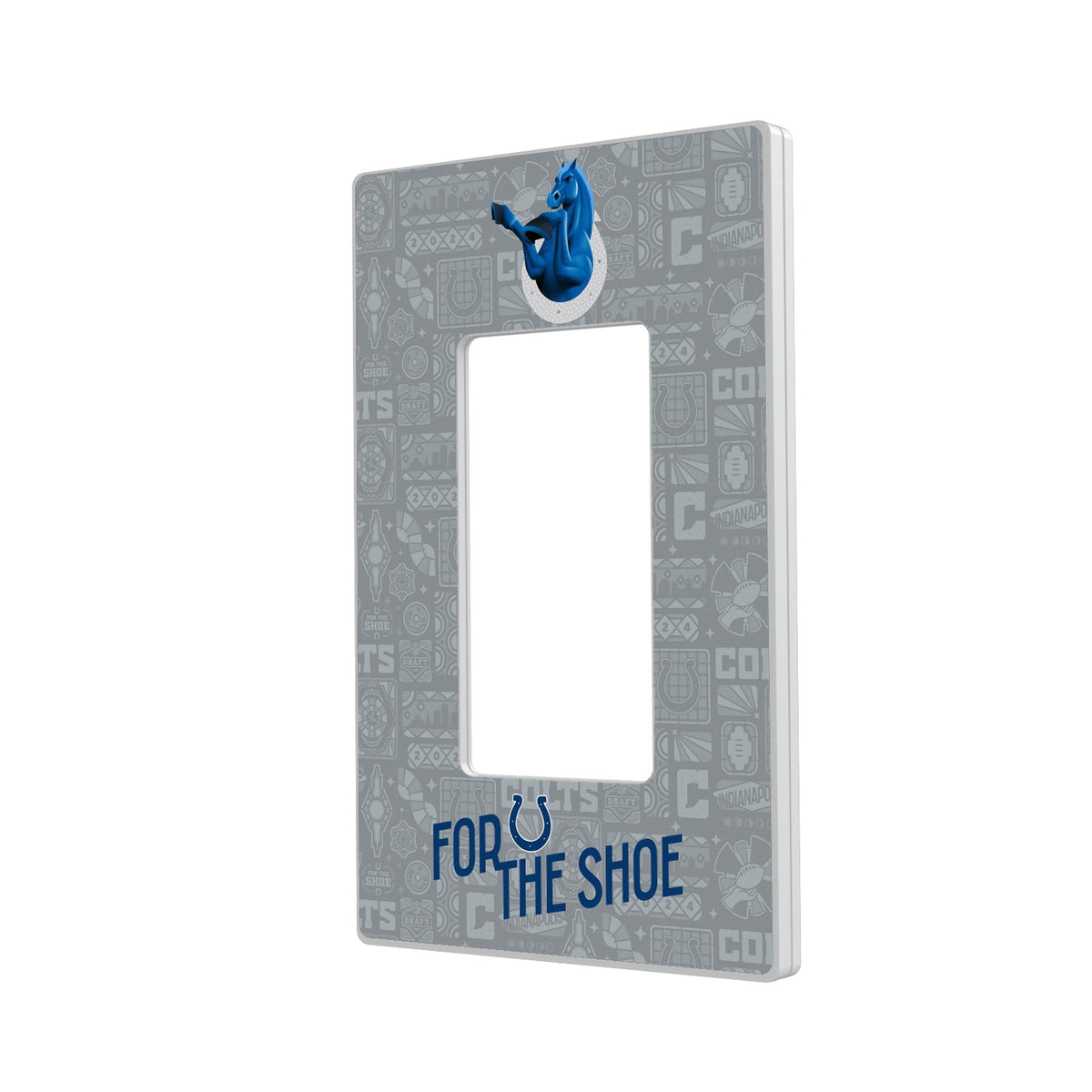 Indianapolis Colts 2024 Illustrated Limited Edition Hidden-Screw Light Switch Plate 2