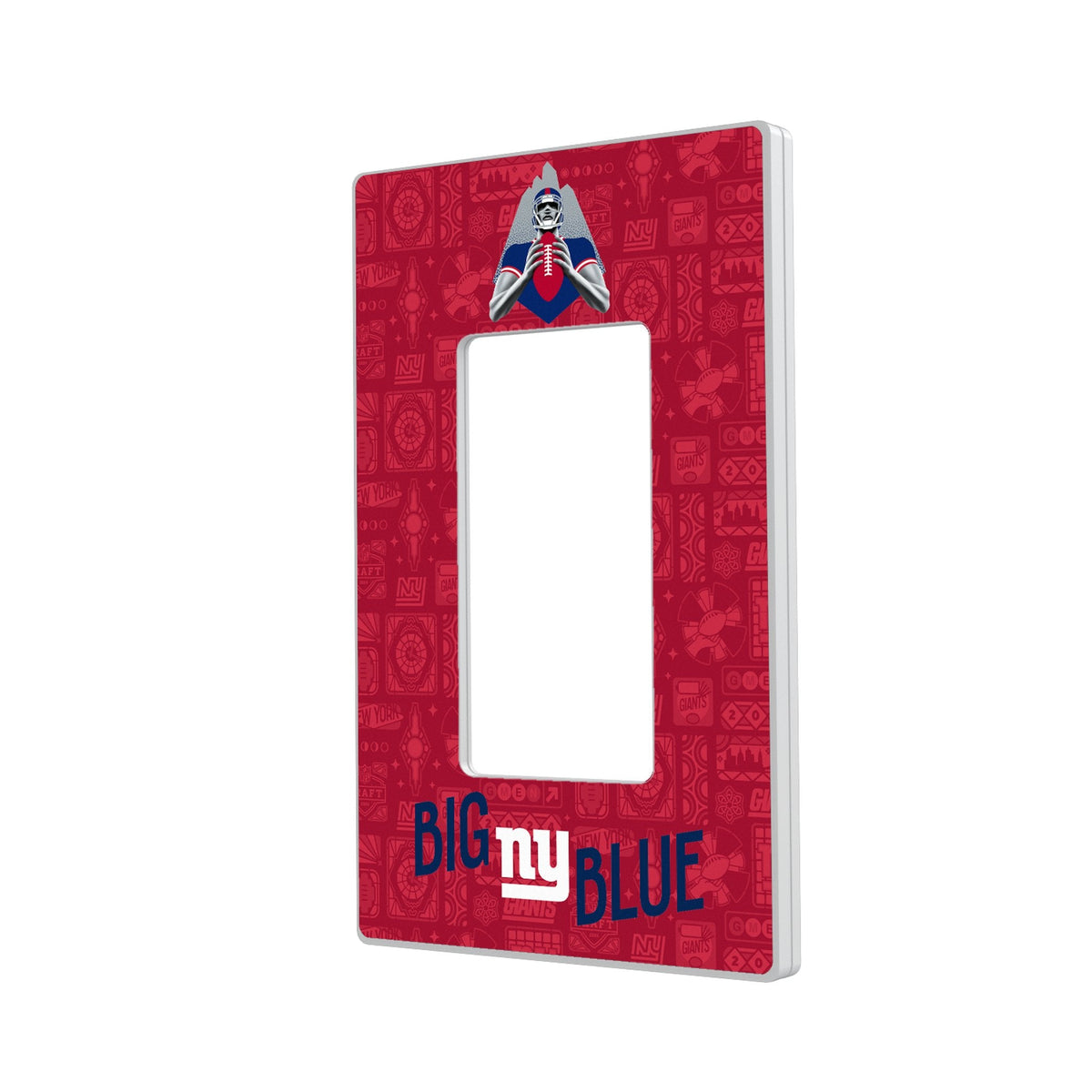 New York Giants 2024 Illustrated Limited Edition Hidden-Screw Light Switch Plate 2