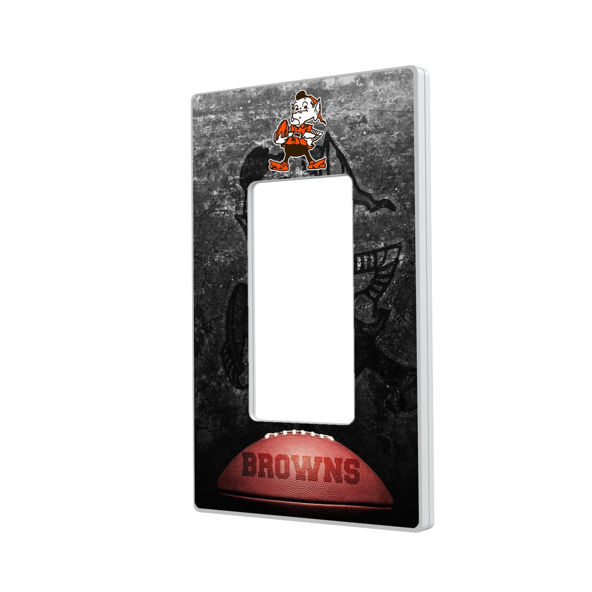 Cleveland Browns Historic Collection Legendary Hidden-Screw Light Switch Plate 2