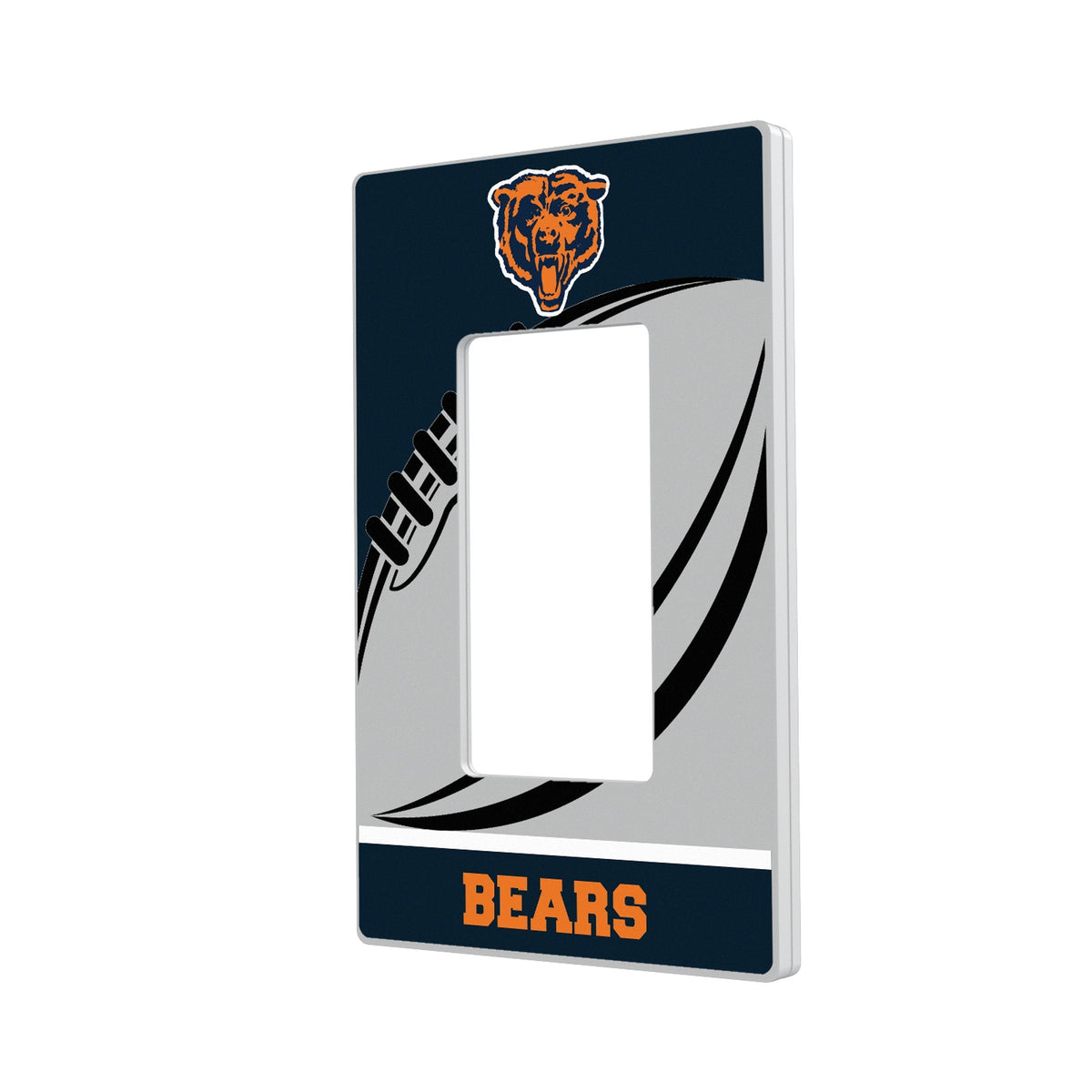 Chicago Bears 1946 Historic Collection Passtime Hidden-Screw Light Switch Plate 2