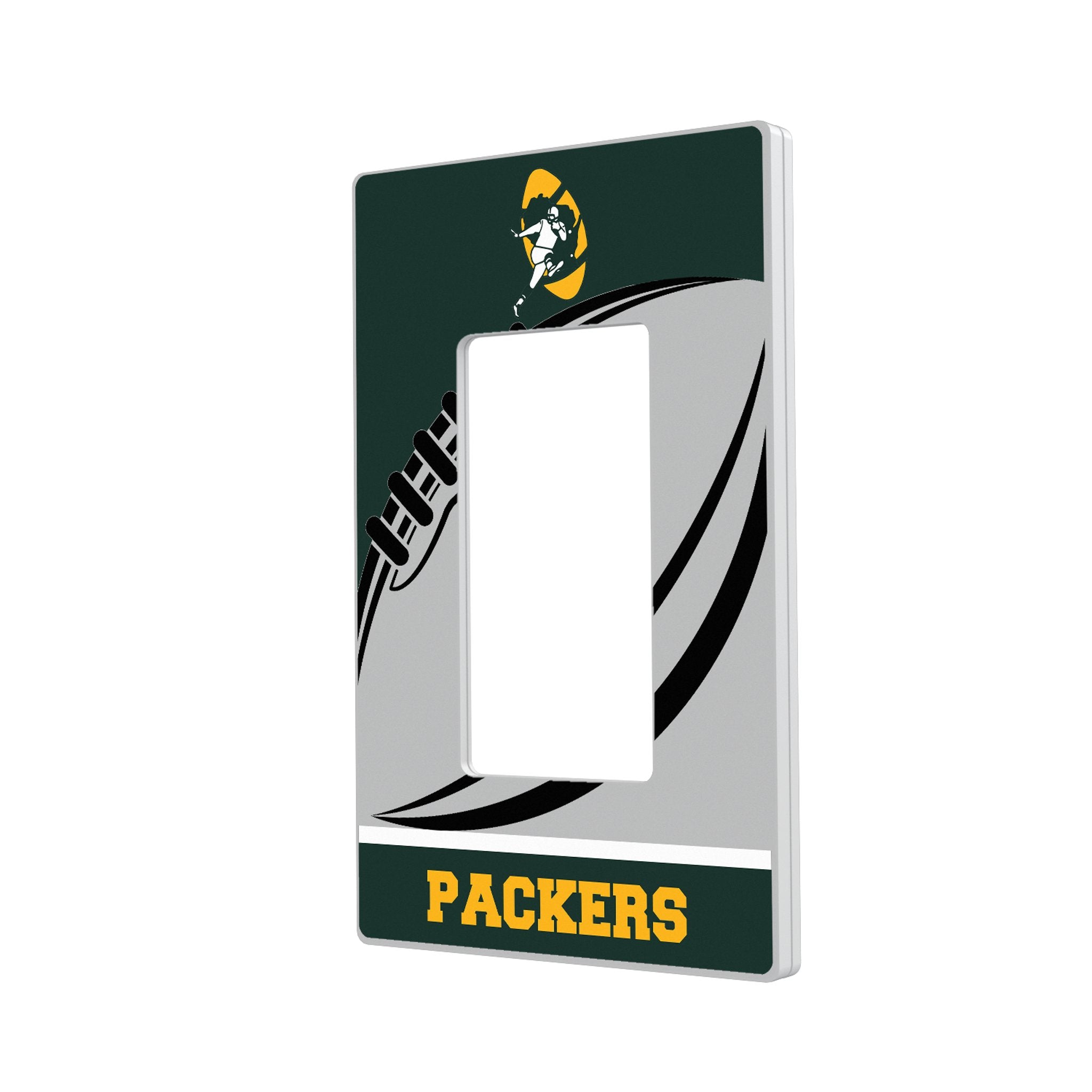 Green Bay Packers Historic Collection Passtime Hidden-Screw Light Switch Plate 2