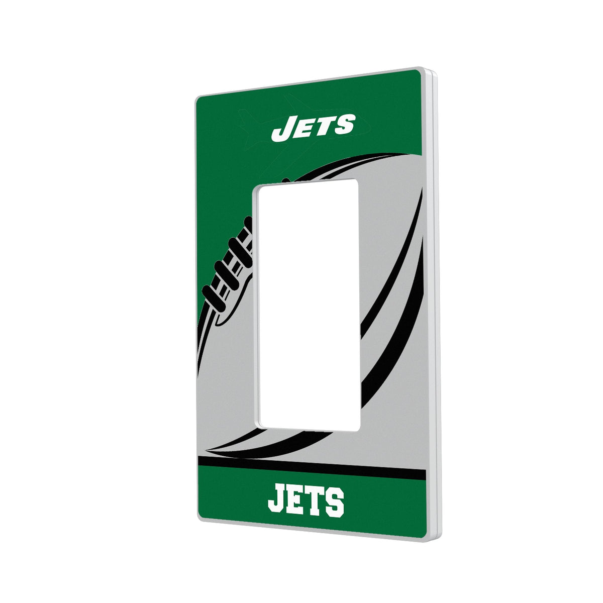 New York Jets 1963 Historic Collection Passtime Hidden-Screw Light Switch Plate 2