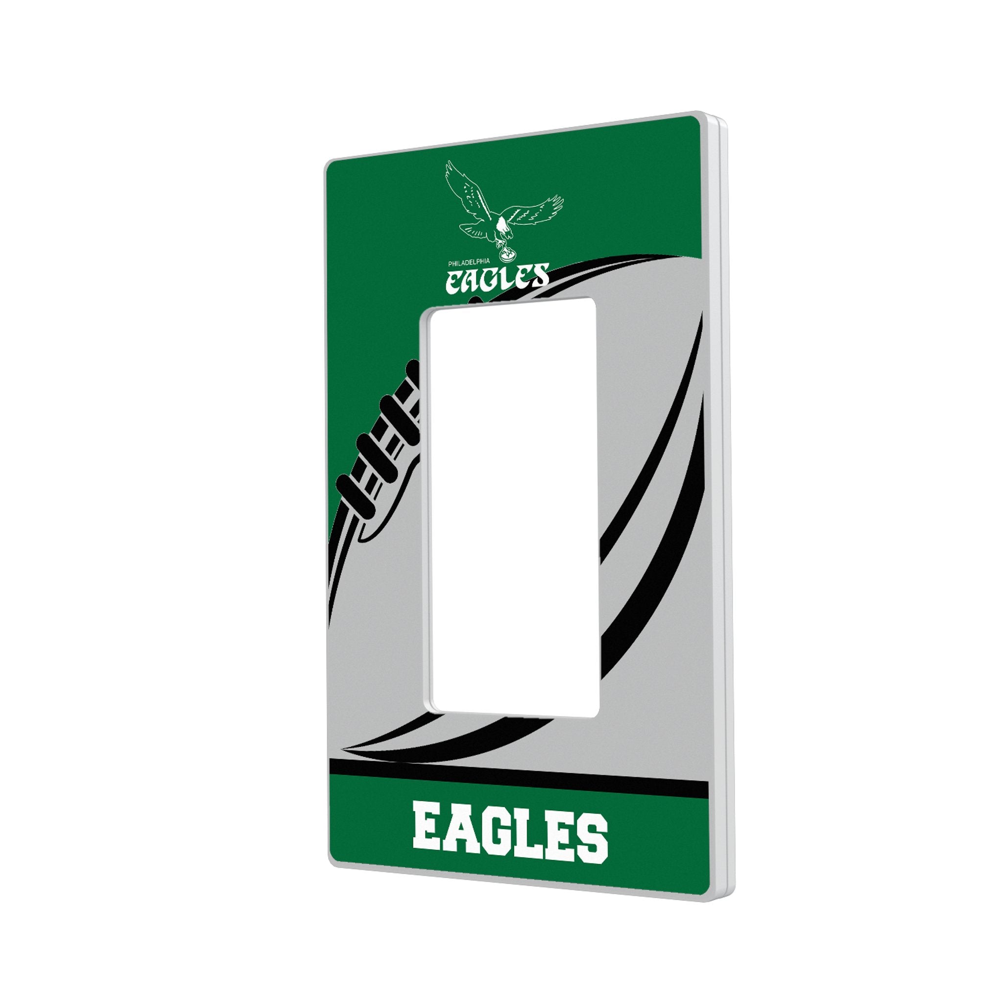 Philadelphia Eagles 1973-1995 Historic Collection Passtime Hidden-Screw Light Switch Plate 2