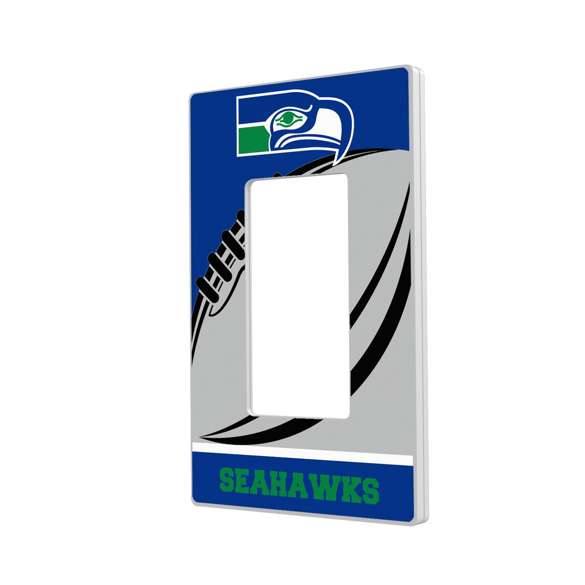 Seattle Seahawks Historic Collection Passtime Hidden-Screw Light Switch Plate 2