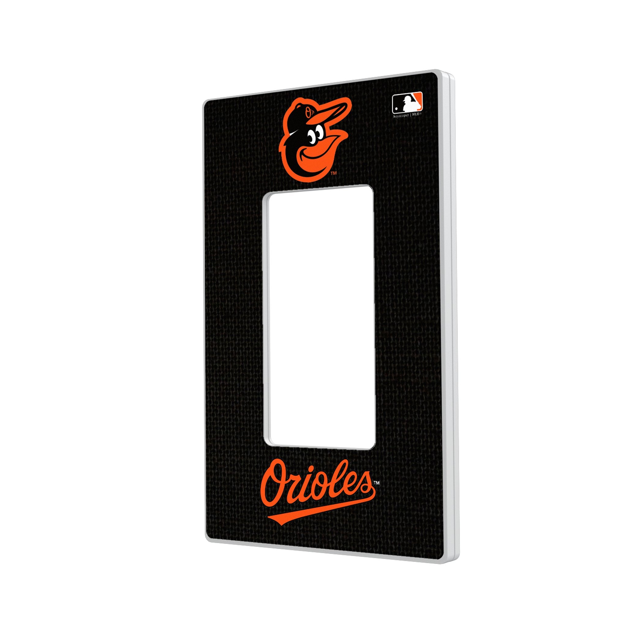 Baltimore Orioles Solid Hidden-Screw Light Switch Plate