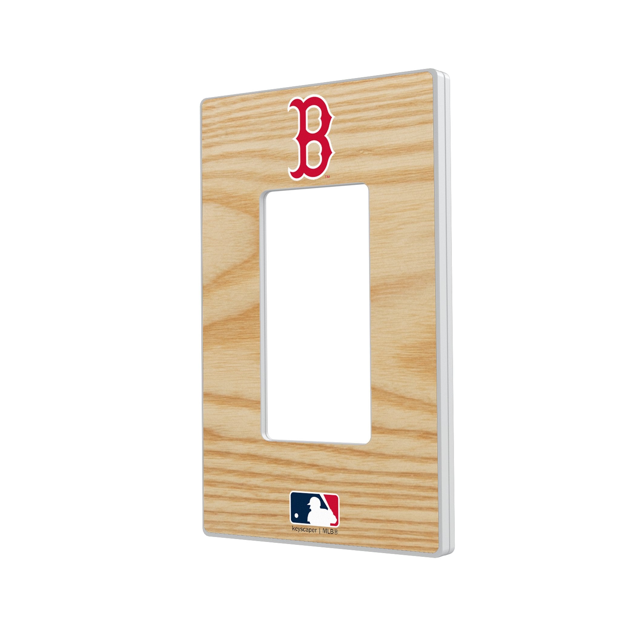 Boston Red Sox Baseball Bat Hidden-Screw Light Switch Plate 2