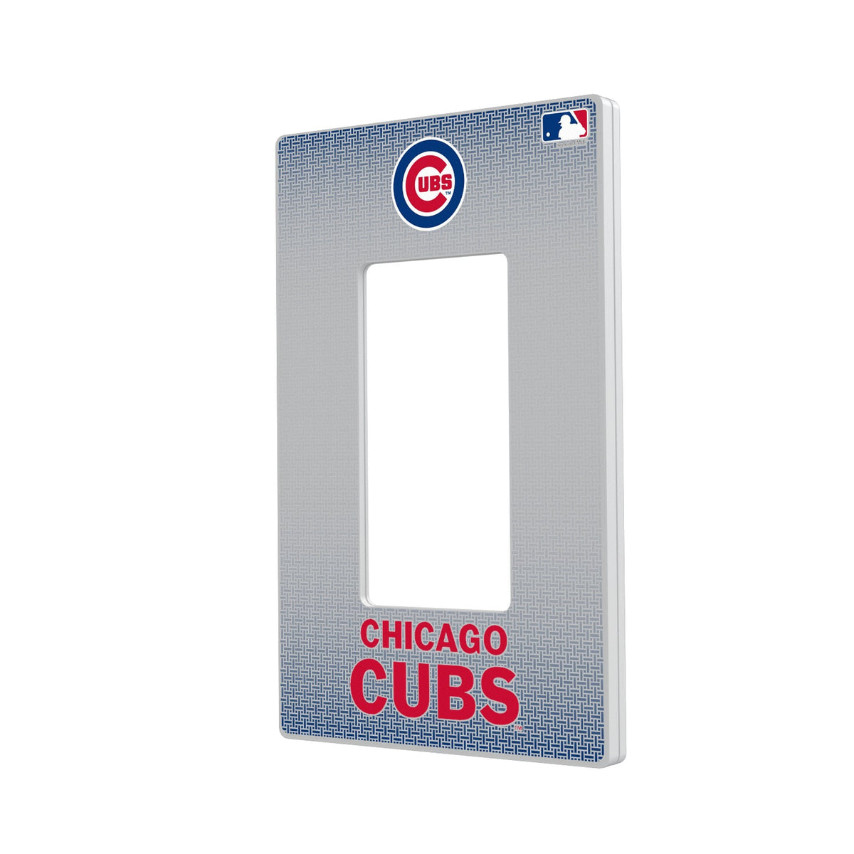 Chicago Cubs Linen Hidden-Screw Light Switch Plate 2