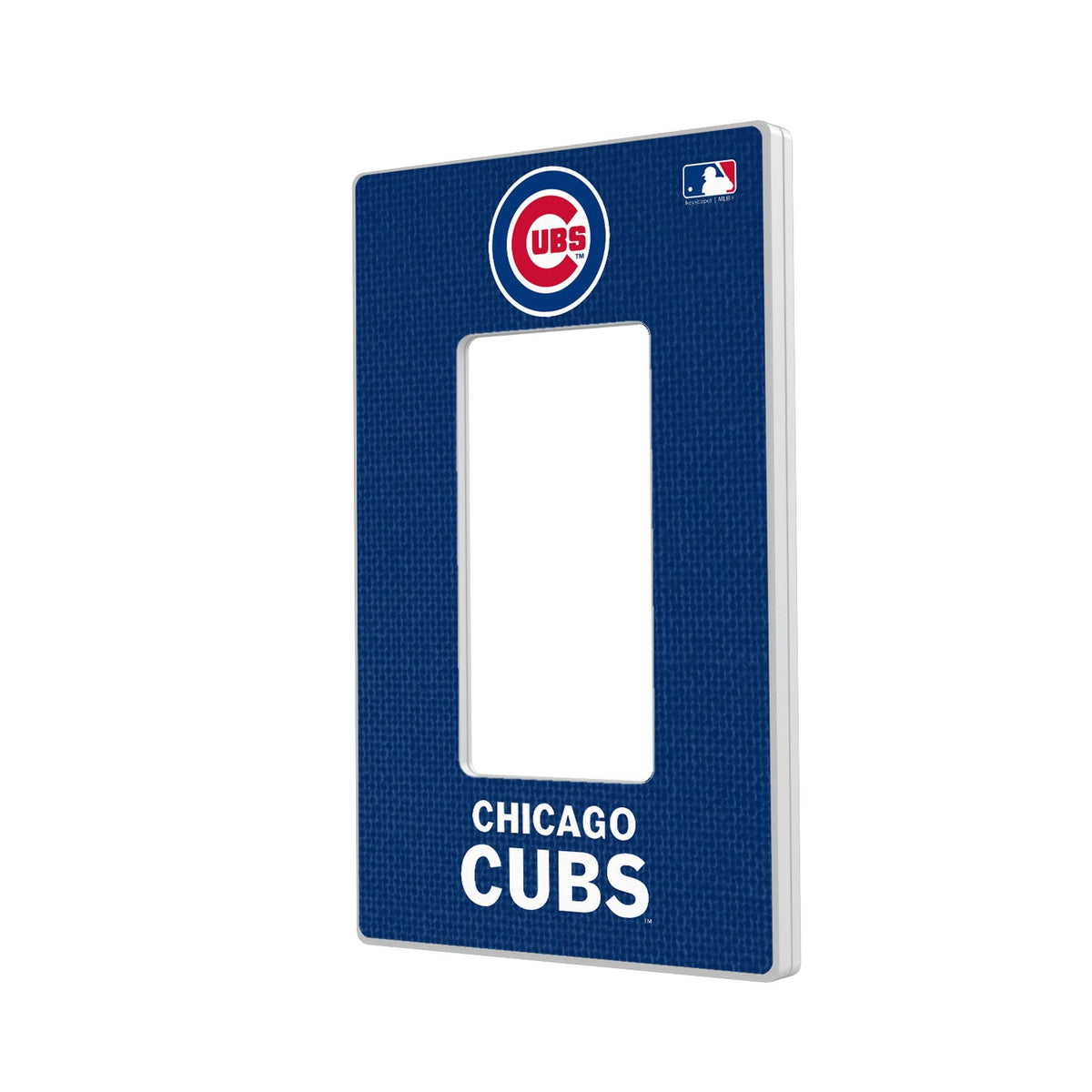 Chicago Cubs Solid Hidden-Screw Light Switch Plate 2
