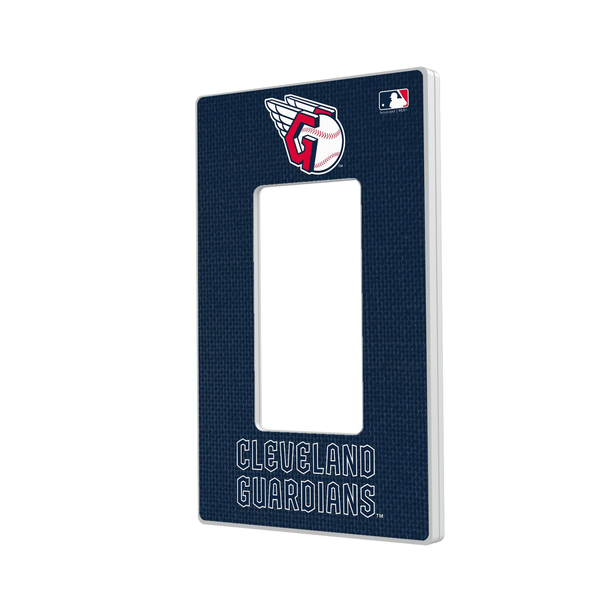 Cleveland Guardians Solid Hidden-Screw Light Switch Plate 2