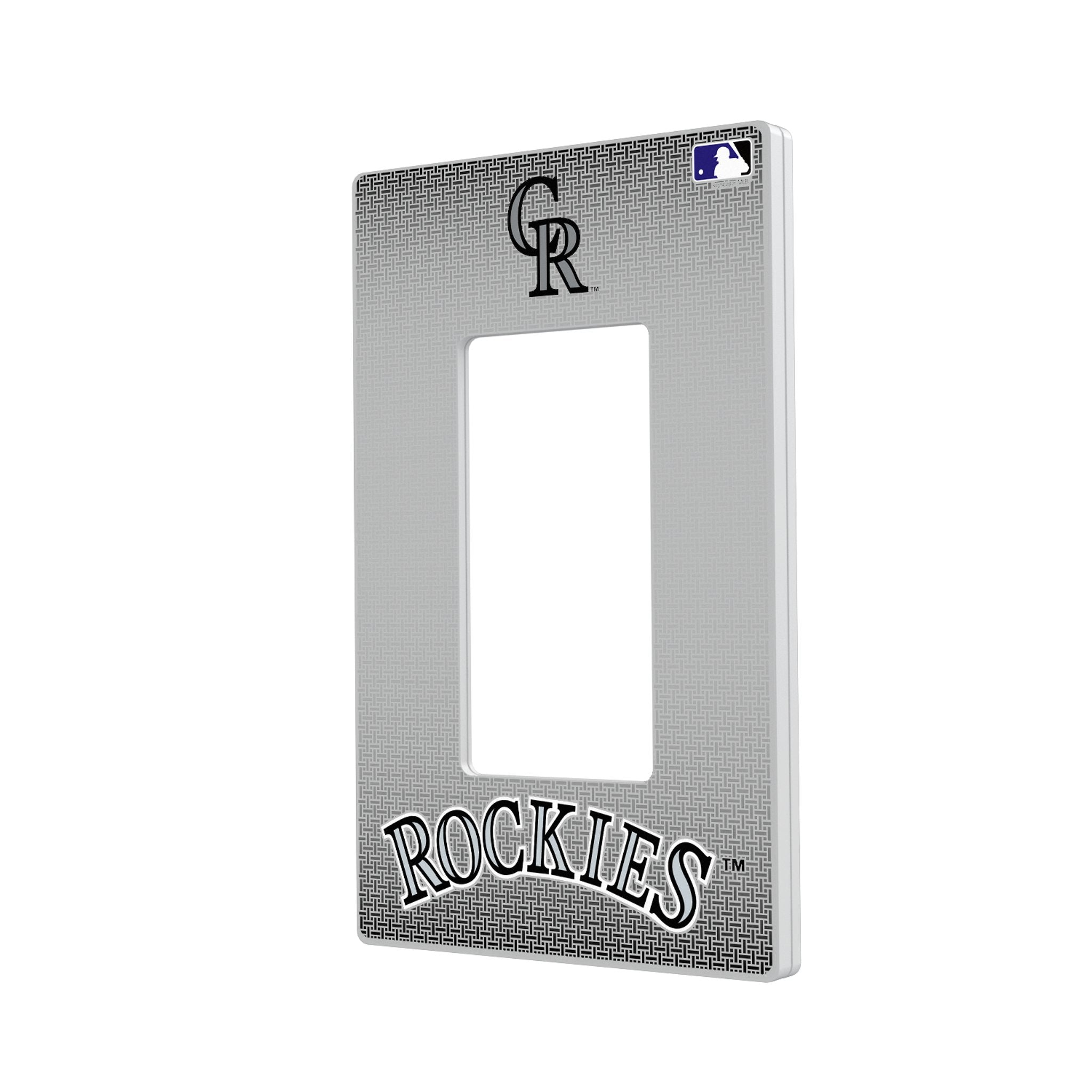Colorado Rockies Linen Hidden-Screw Light Switch Plate 2