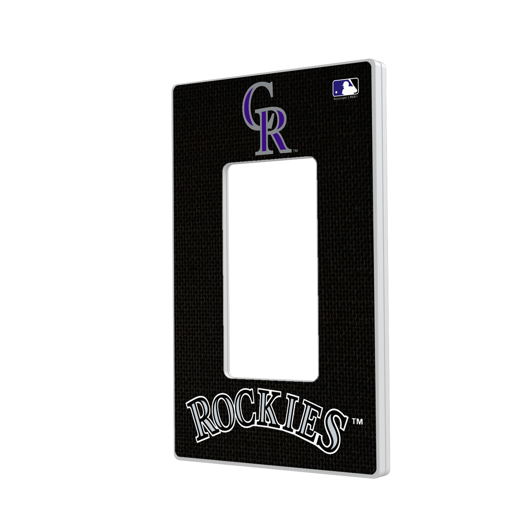 Colorado Rockies Solid Hidden-Screw Light Switch Plate 2