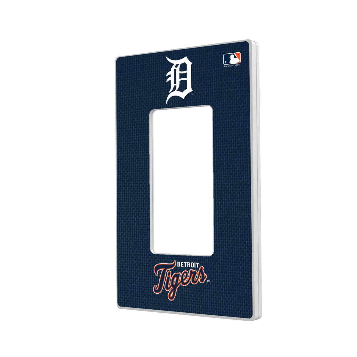 Detroit Tigers Solid Hidden-Screw Light Switch Plate 2