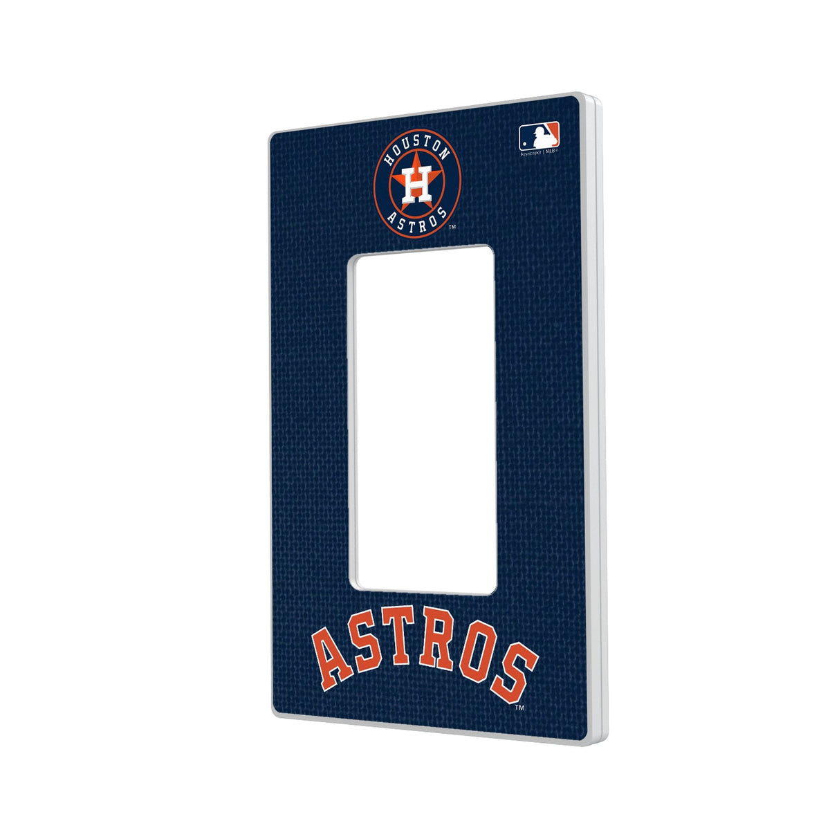 Houston Astros Solid Hidden-Screw Light Switch Plate 2