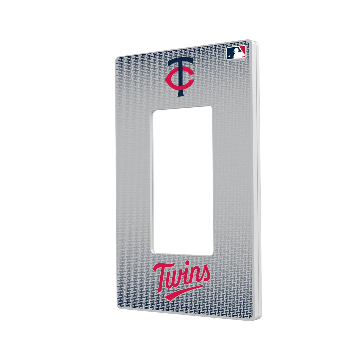 Minnesota Twins Linen Hidden-Screw Light Switch Plate 2