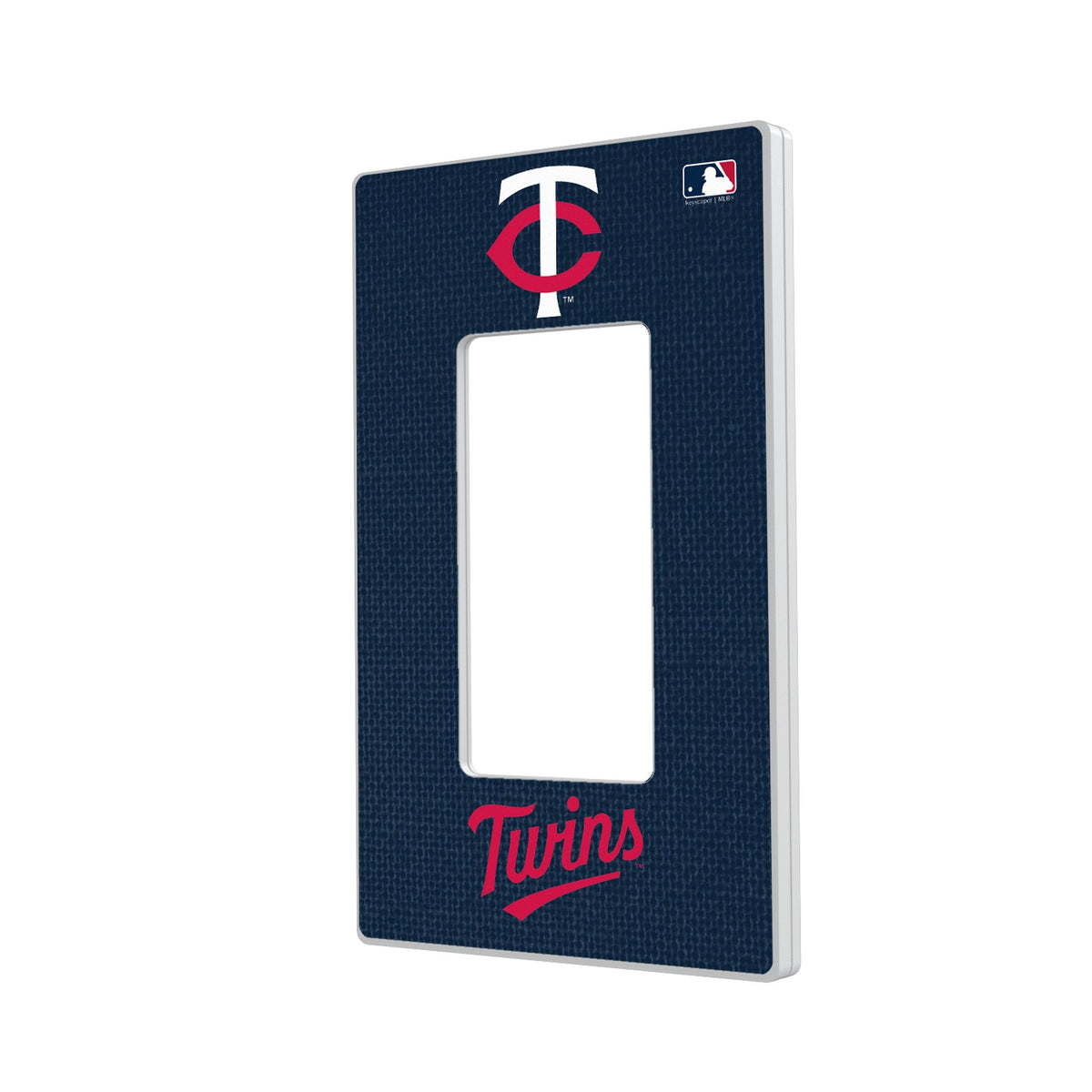 Minnesota Twins Solid Hidden-Screw Light Switch Plate 2