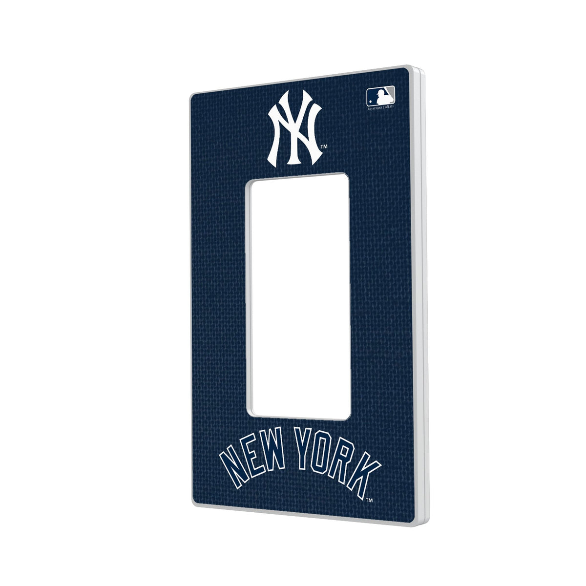 New York Yankees Solid Hidden-Screw Light Switch Plate 2