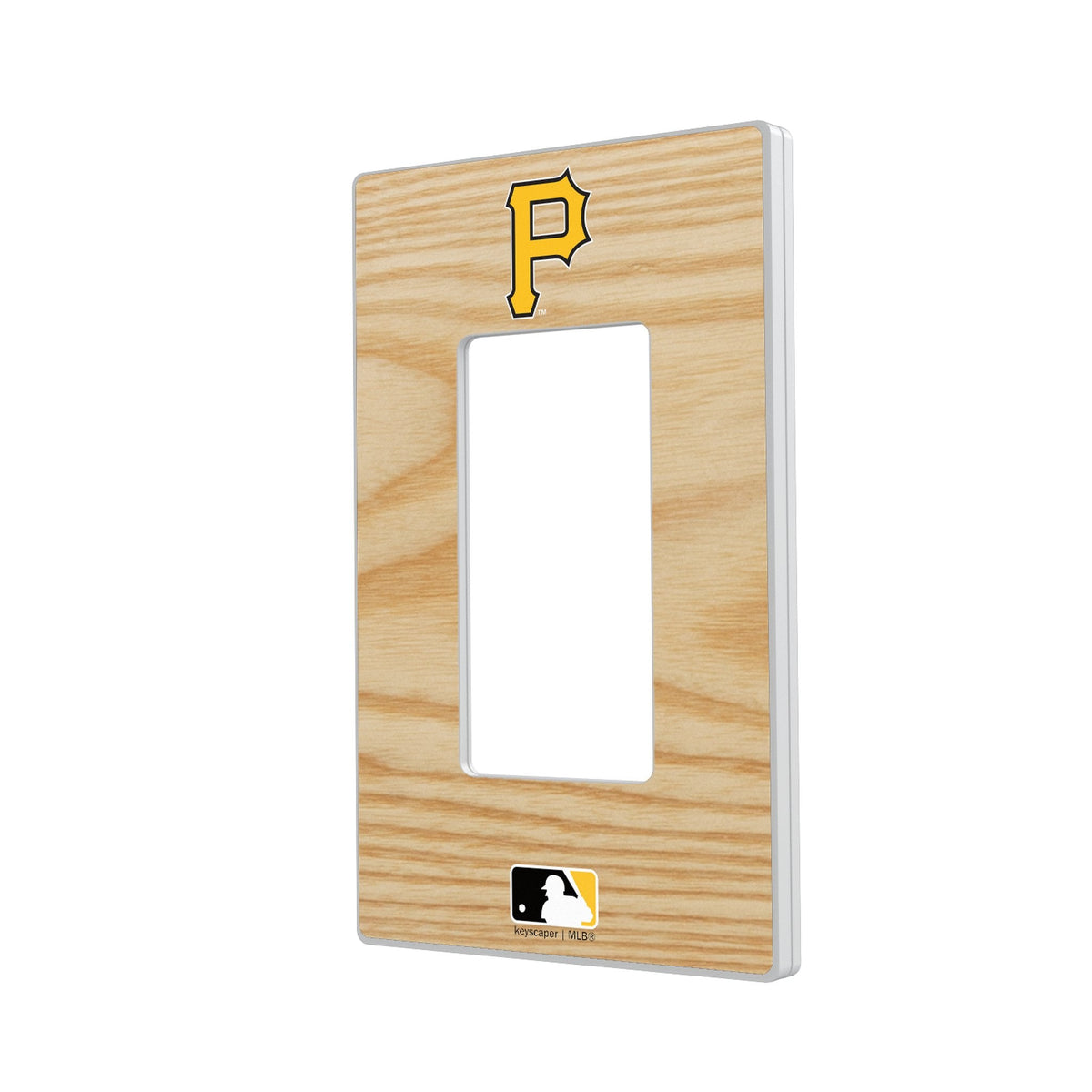 Pittsburgh Pirates Baseball Bat Hidden-Screw Light Switch Plate 2