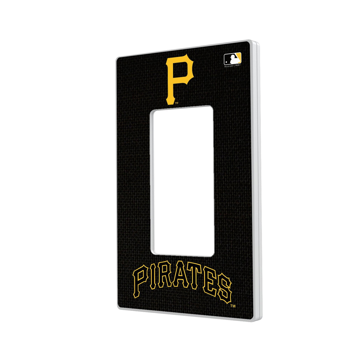 Pittsburgh Pirates Solid Hidden-Screw Light Switch Plate 2