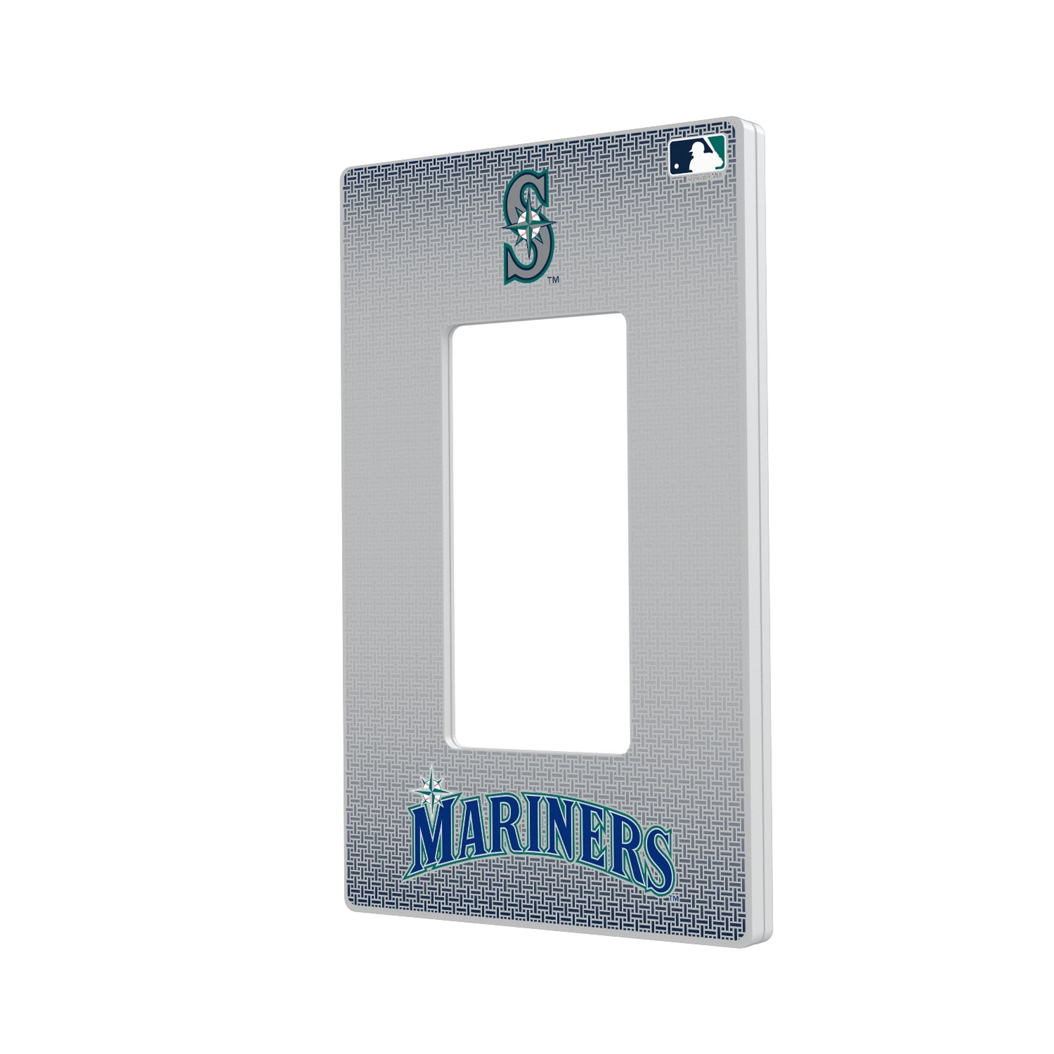 Seattle Mariners Linen Hidden-Screw Light Switch Plate 2
