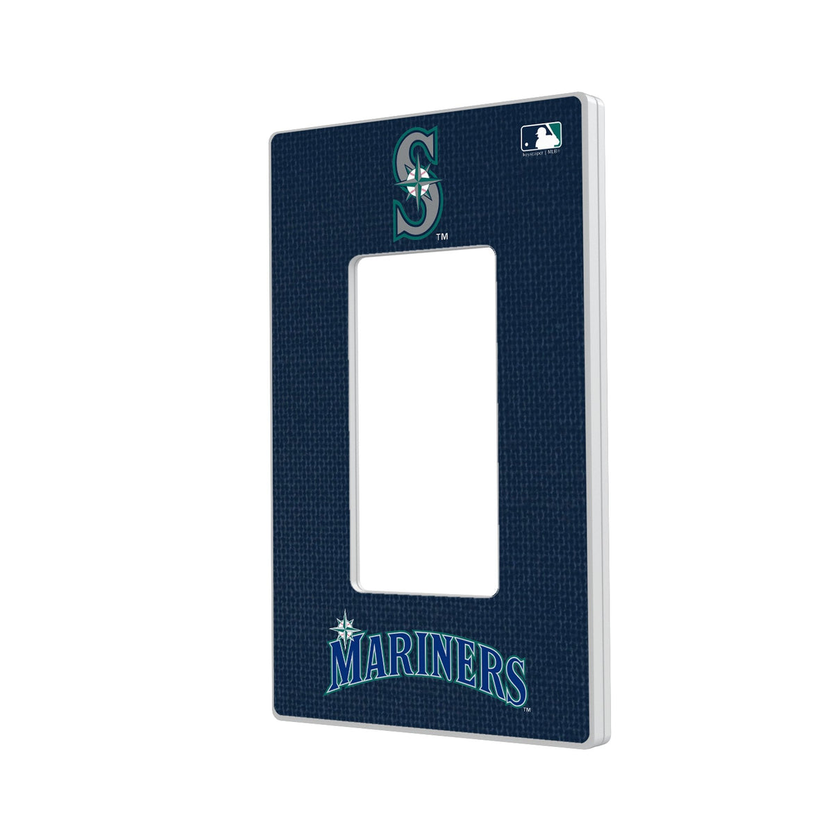 Seattle Mariners Solid Hidden-Screw Light Switch Plate 2
