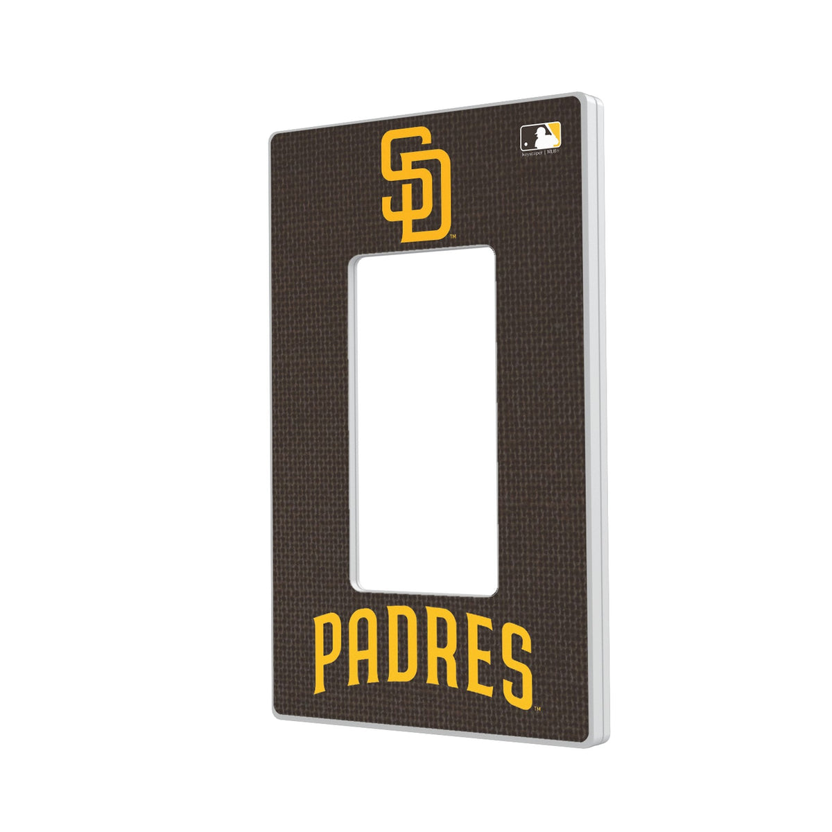 San Diego Padres Solid Hidden-Screw Light Switch Plate