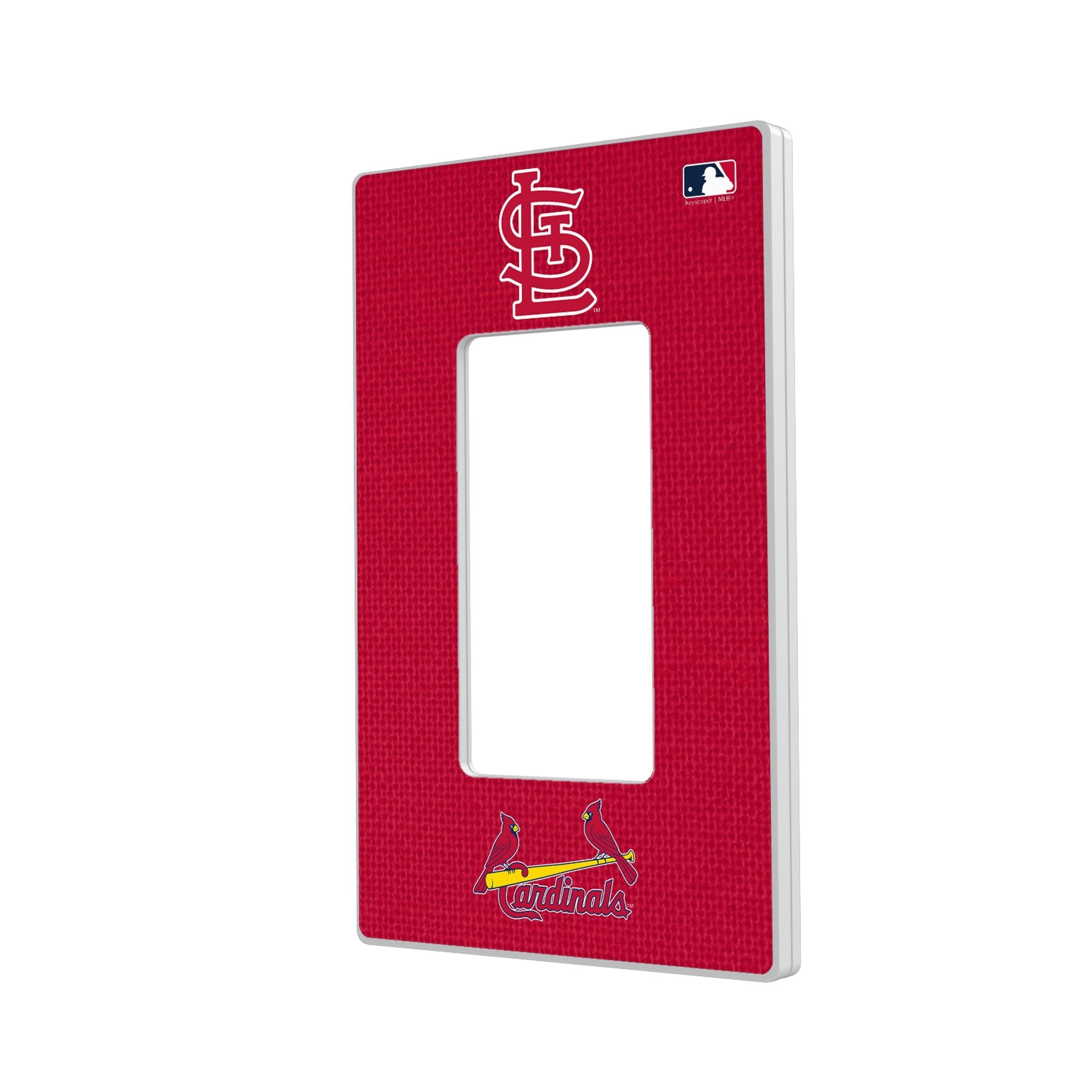 St Louis Cardinals Solid Hidden-Screw Light Switch Plate