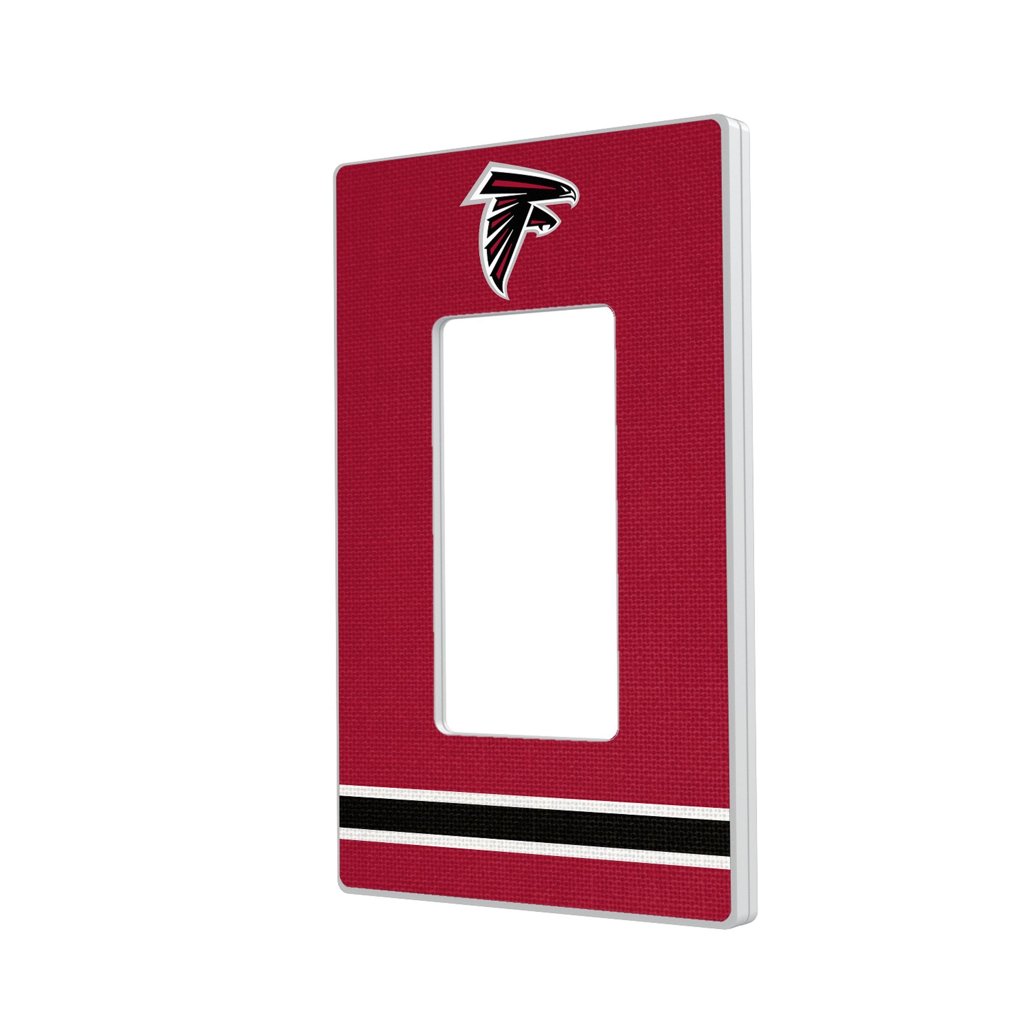 Atlanta Falcons Stripe Hidden-Screw Light Switch Plate 2