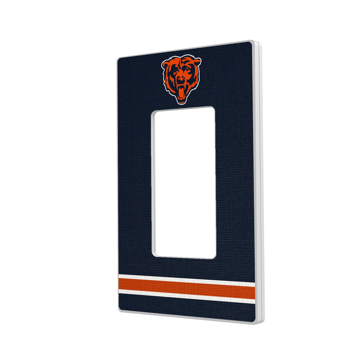 Chicago Bears Stripe Hidden-Screw Light Switch Plate 2