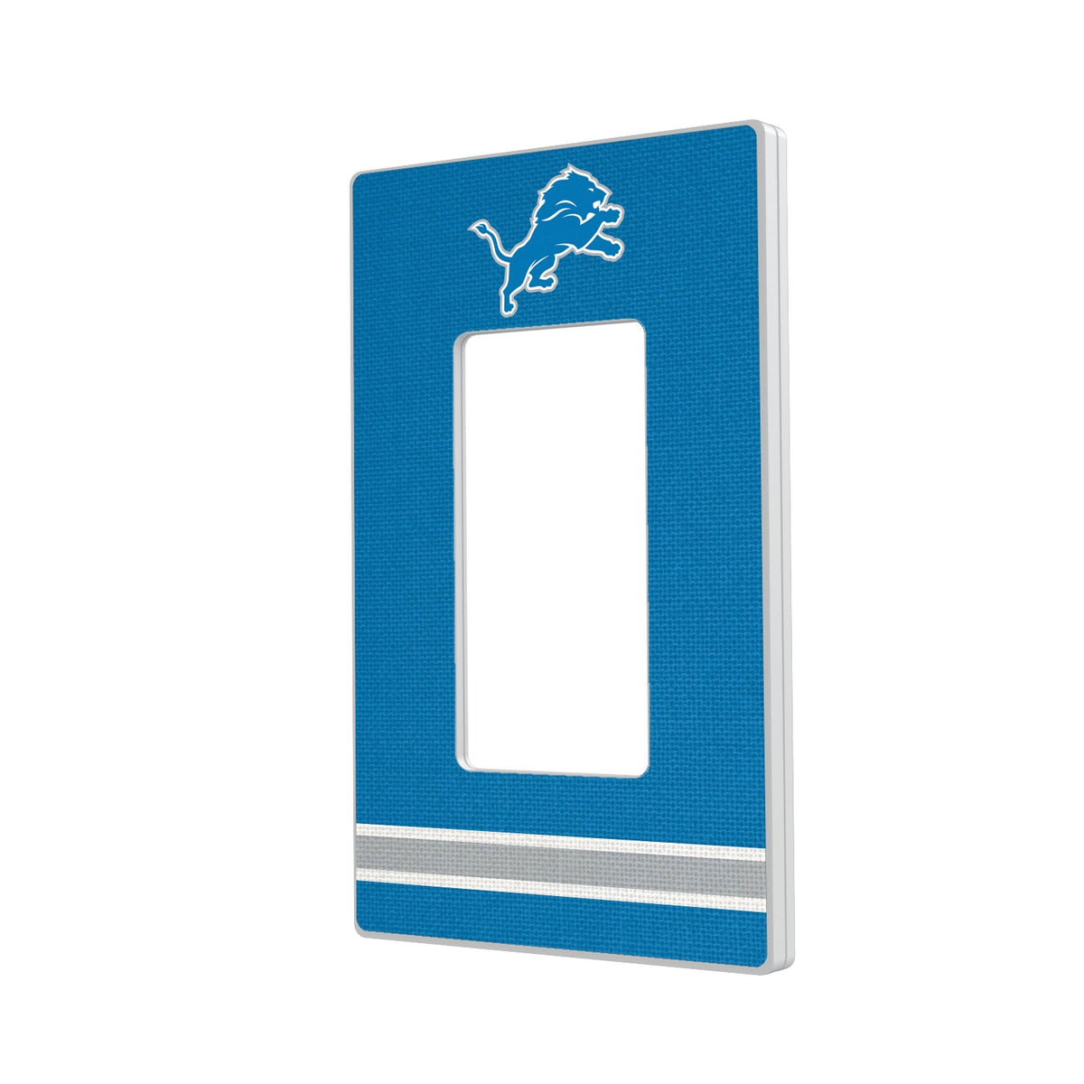 Detroit Lions Stripe Hidden-Screw Light Switch Plate 2