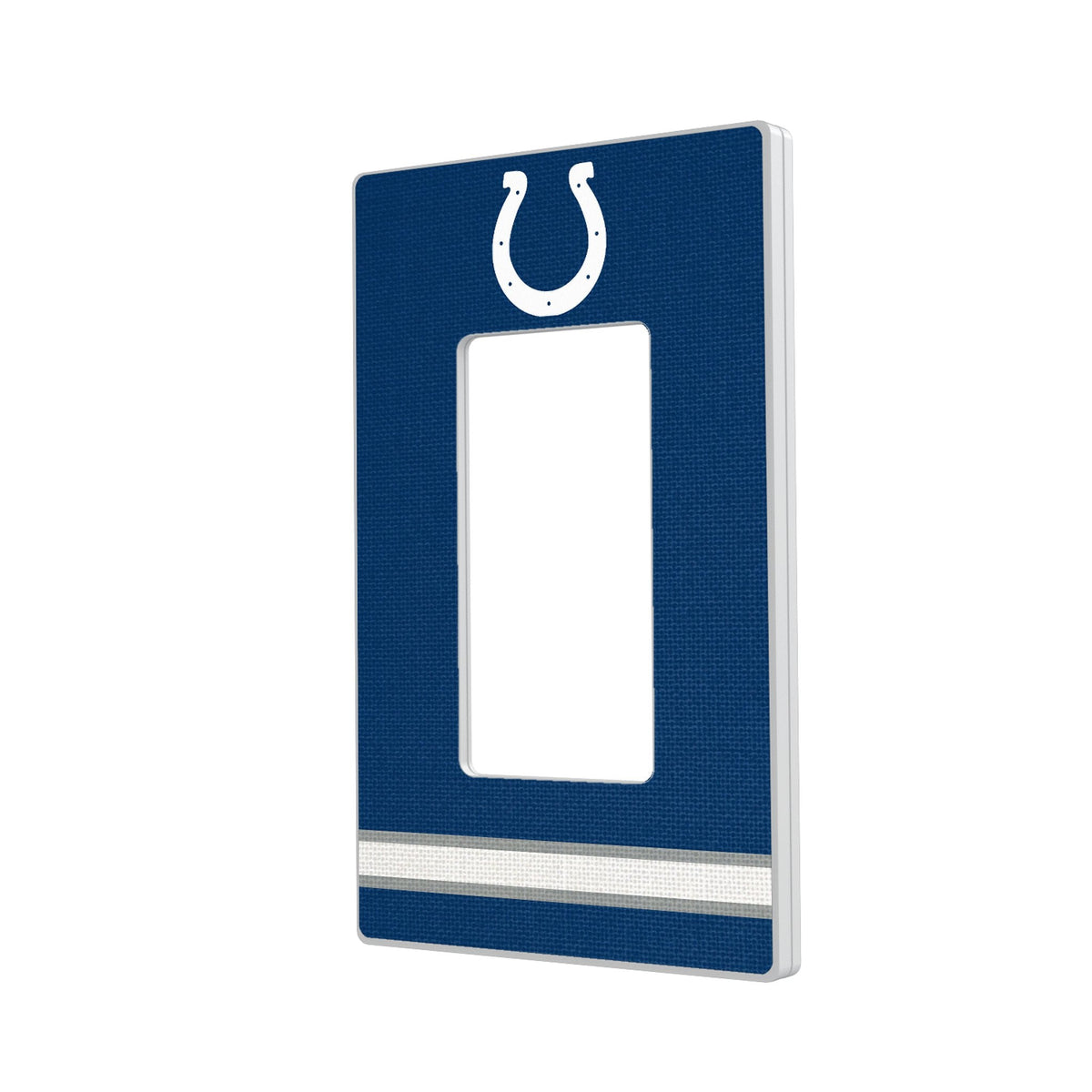 Indianapolis Colts Stripe Hidden-Screw Light Switch Plate 2