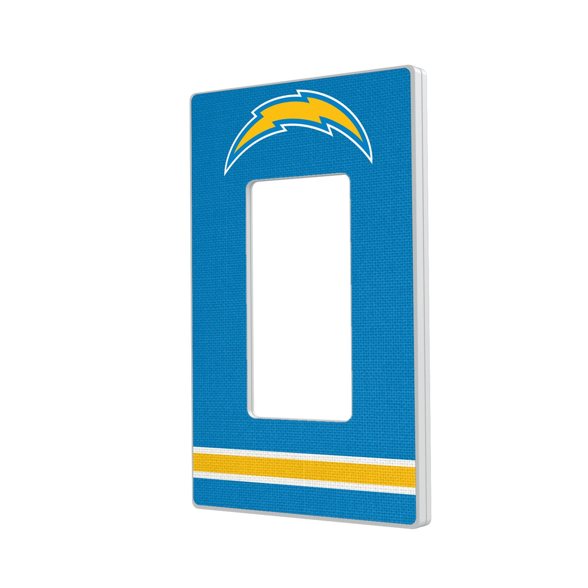 Los Angeles Chargers Stripe Hidden-Screw Light Switch Plate 2