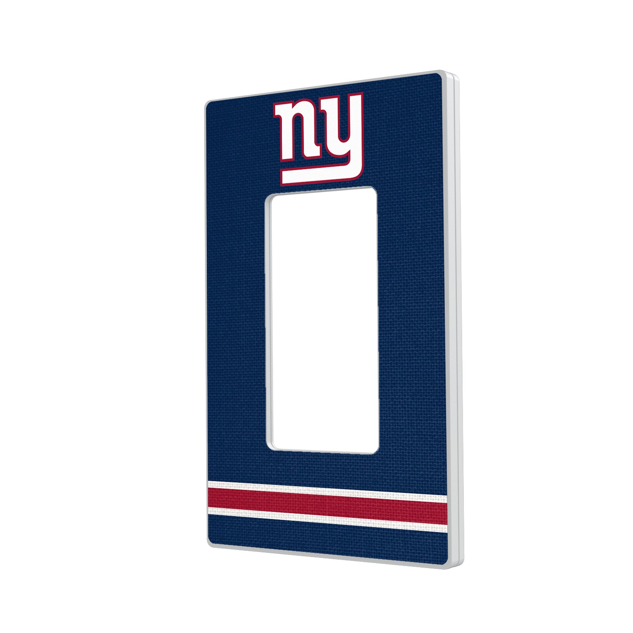 New York Giants Stripe Hidden-Screw Light Switch Plate 2