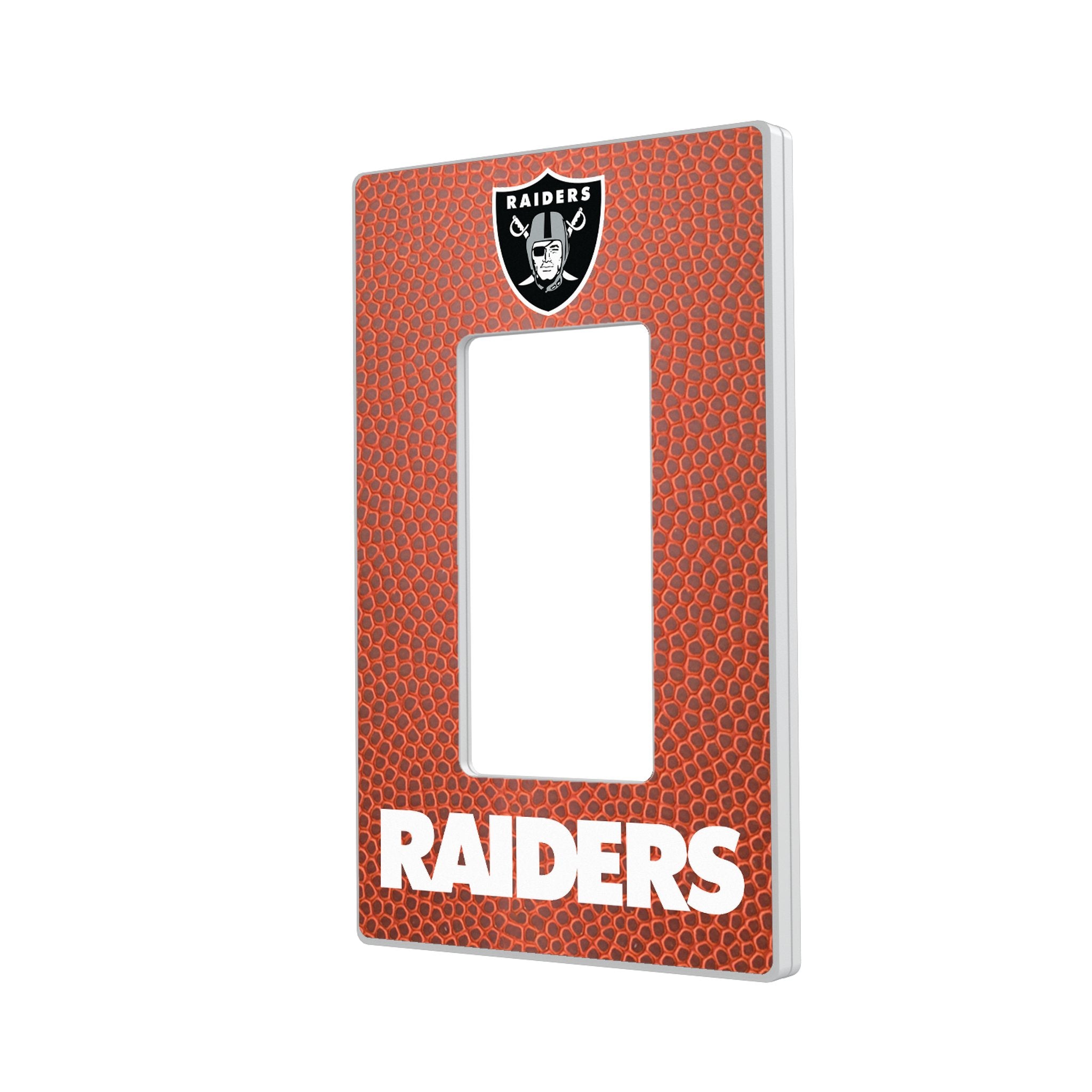 Las Vegas Raiders Football Hidden-Screw Light Switch Plate 2