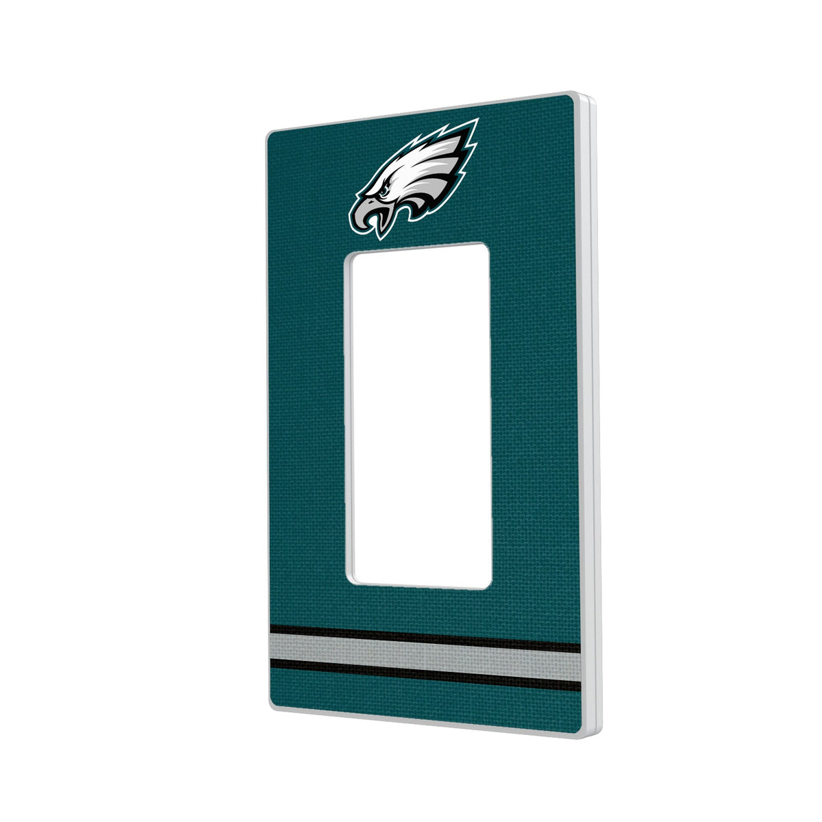 Philadelphia Eagles Stripe Hidden-Screw Light Switch Plate 2