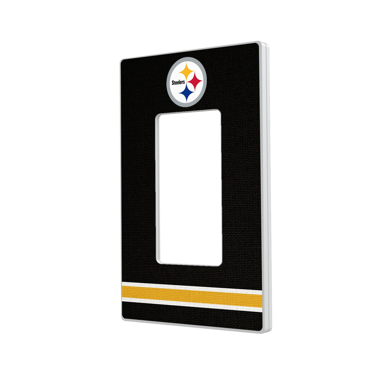 Pittsburgh Steelers Stripe Hidden-Screw Light Switch Plate 2