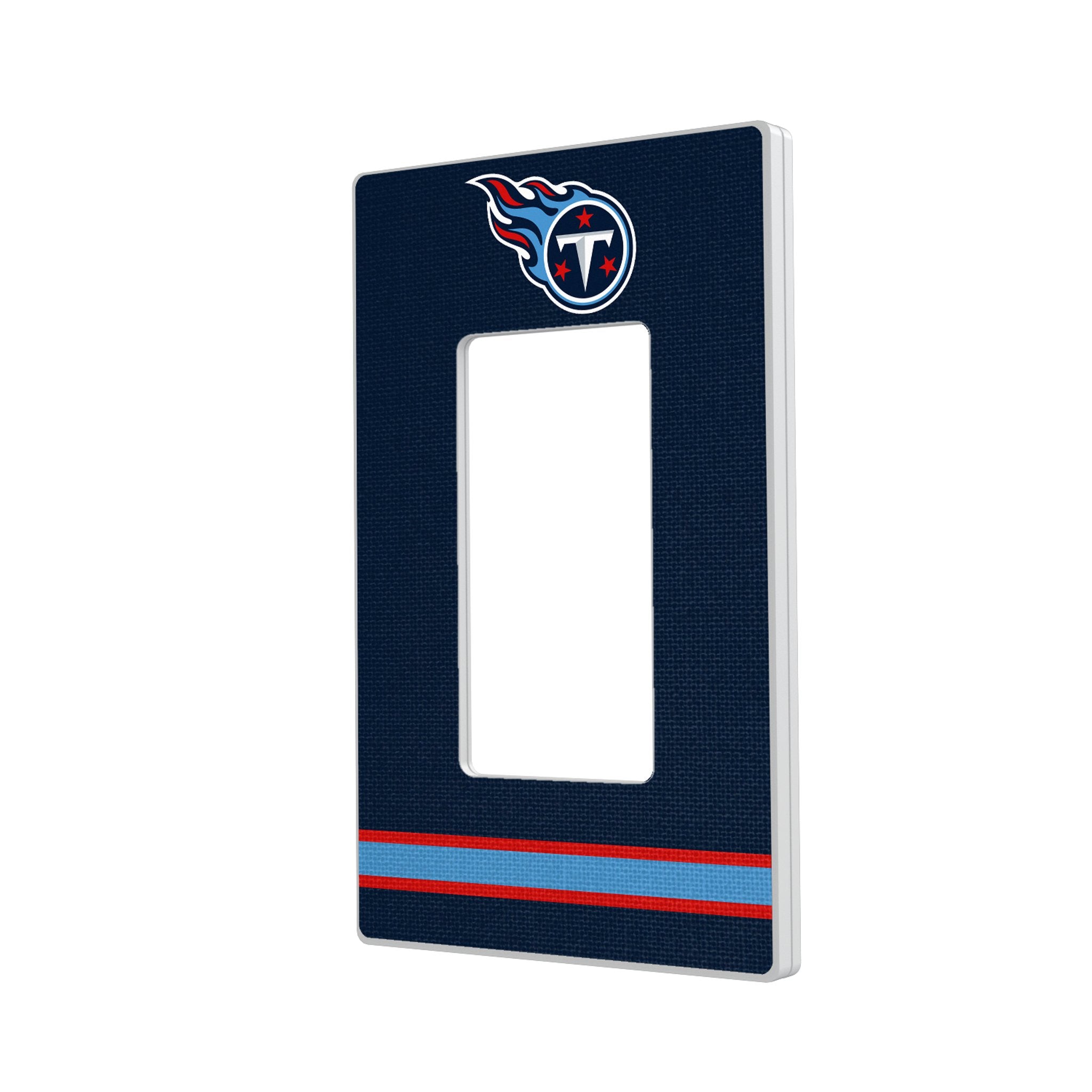 Tennessee Titans Stripe Hidden-Screw Light Switch Plate 2