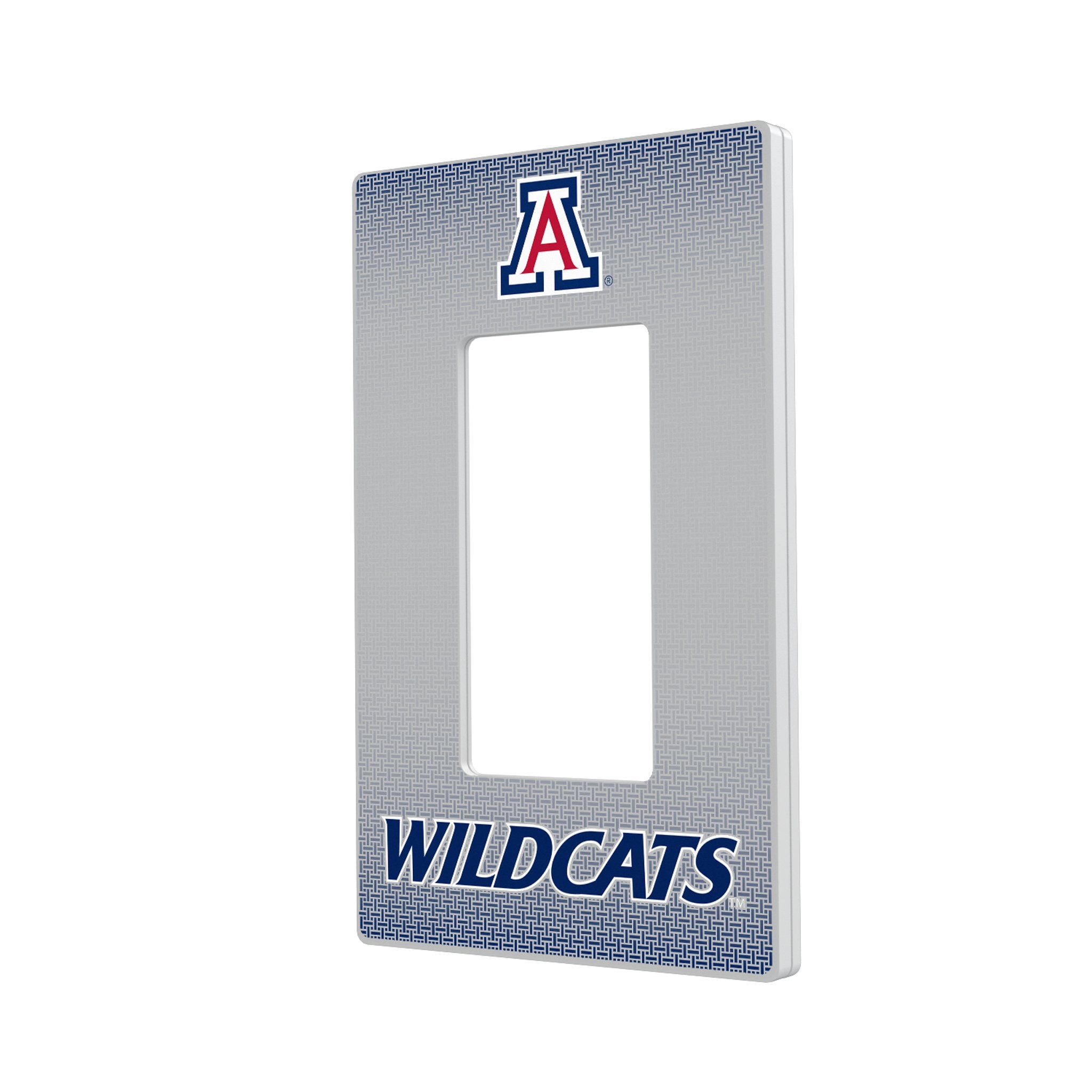 University of Arizona Wildcats Linen Hidden-Screw Light Switch Plate
