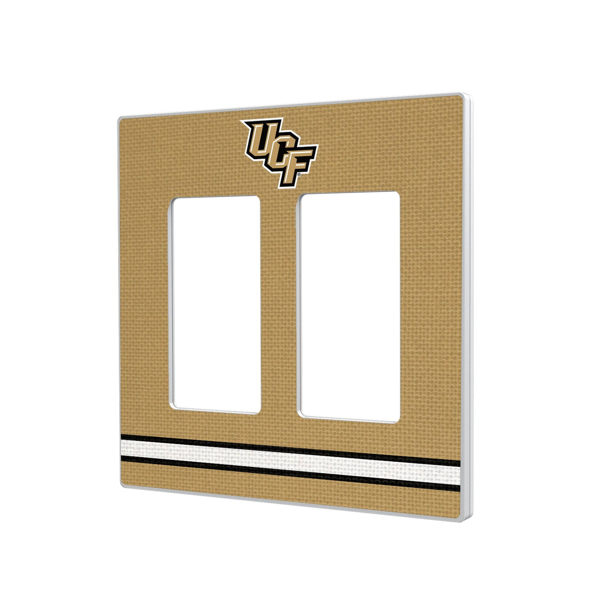 University of Central Florida Golden Knights Stripe Hidden-Screw Light Switch Plate 4