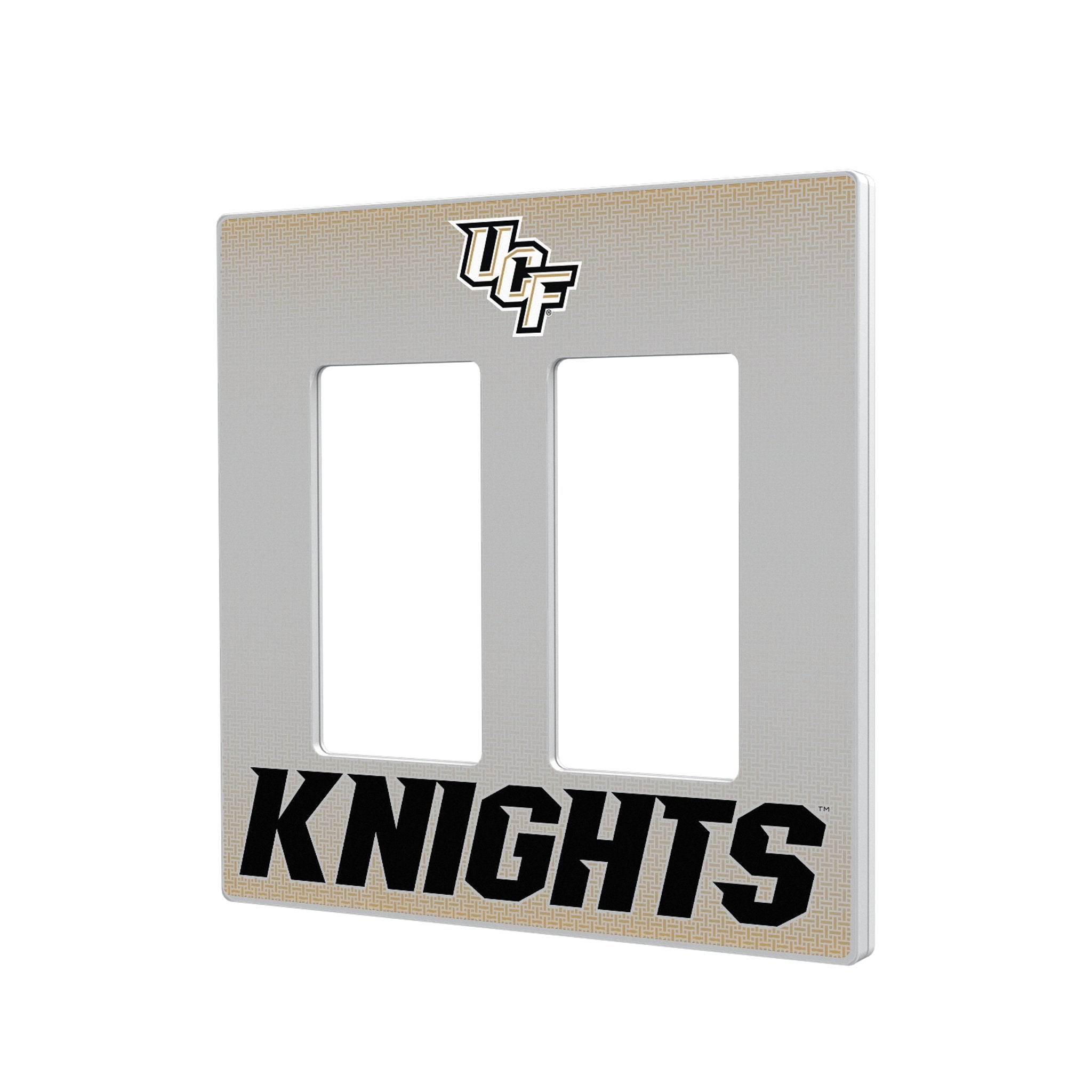 University of Central Florida Golden Knights Linen Hidden-Screw Light Switch Plate 4