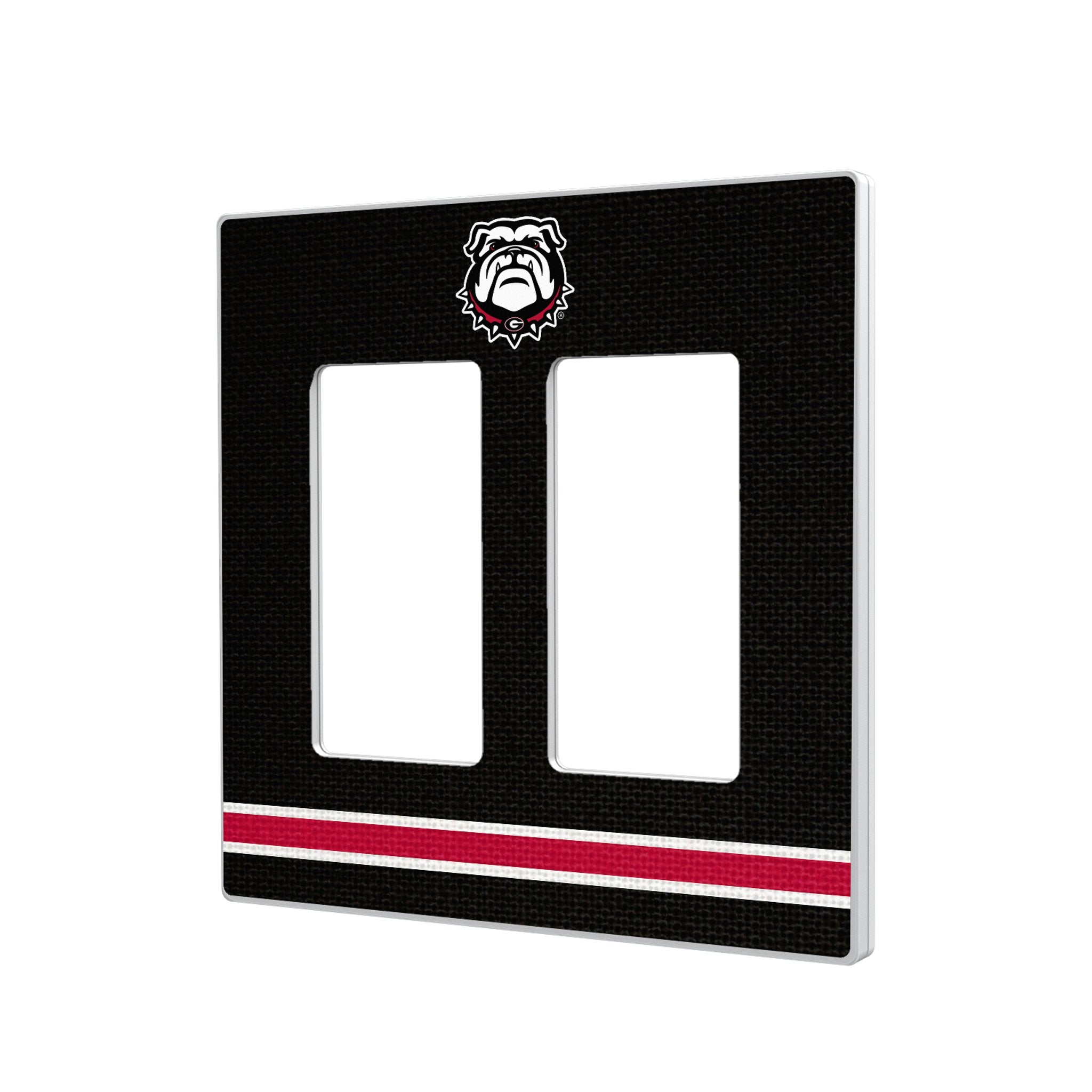 University of Georgia Bulldogs Uga Stripe Hidden-Screw Light Switch Plate 4