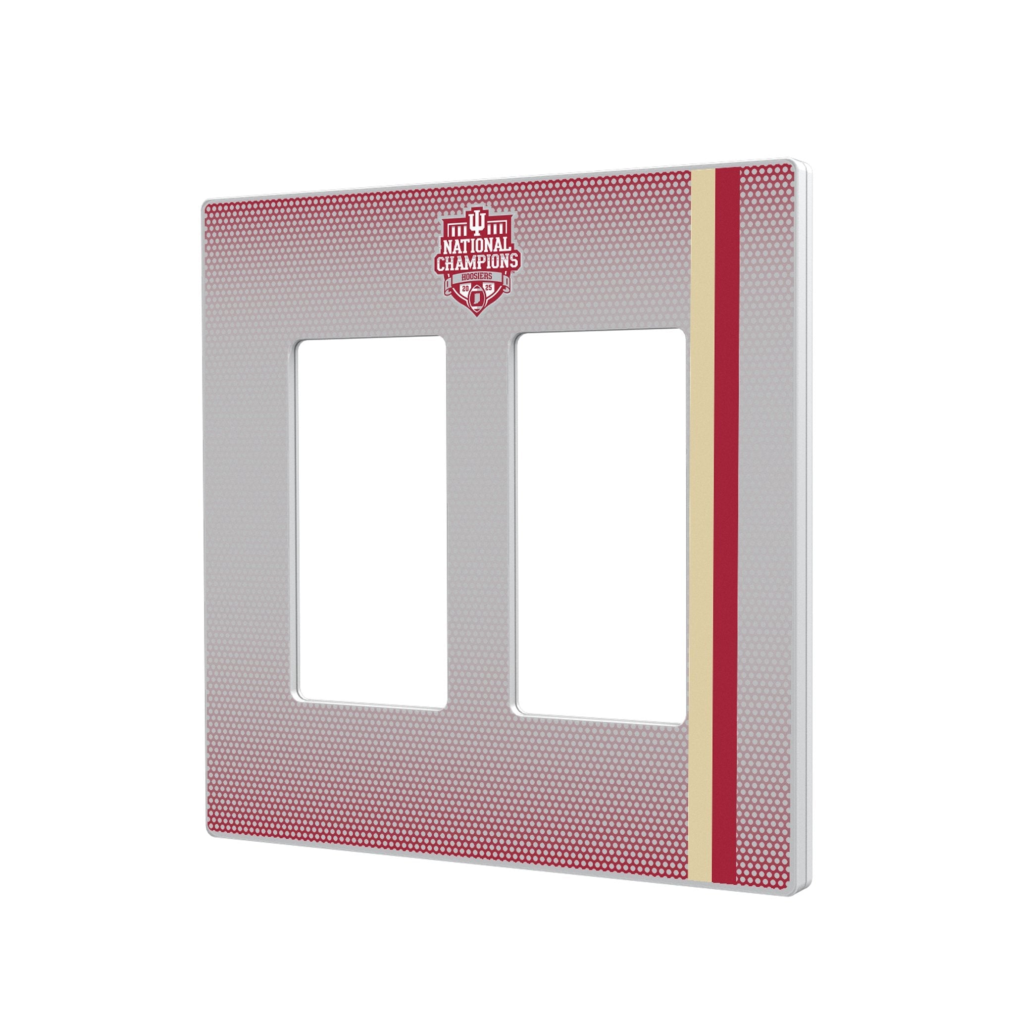 Indiana University Hoosiers 2025 College Football Playoff National Champion Hidden-Screw Light Switch Plate 4