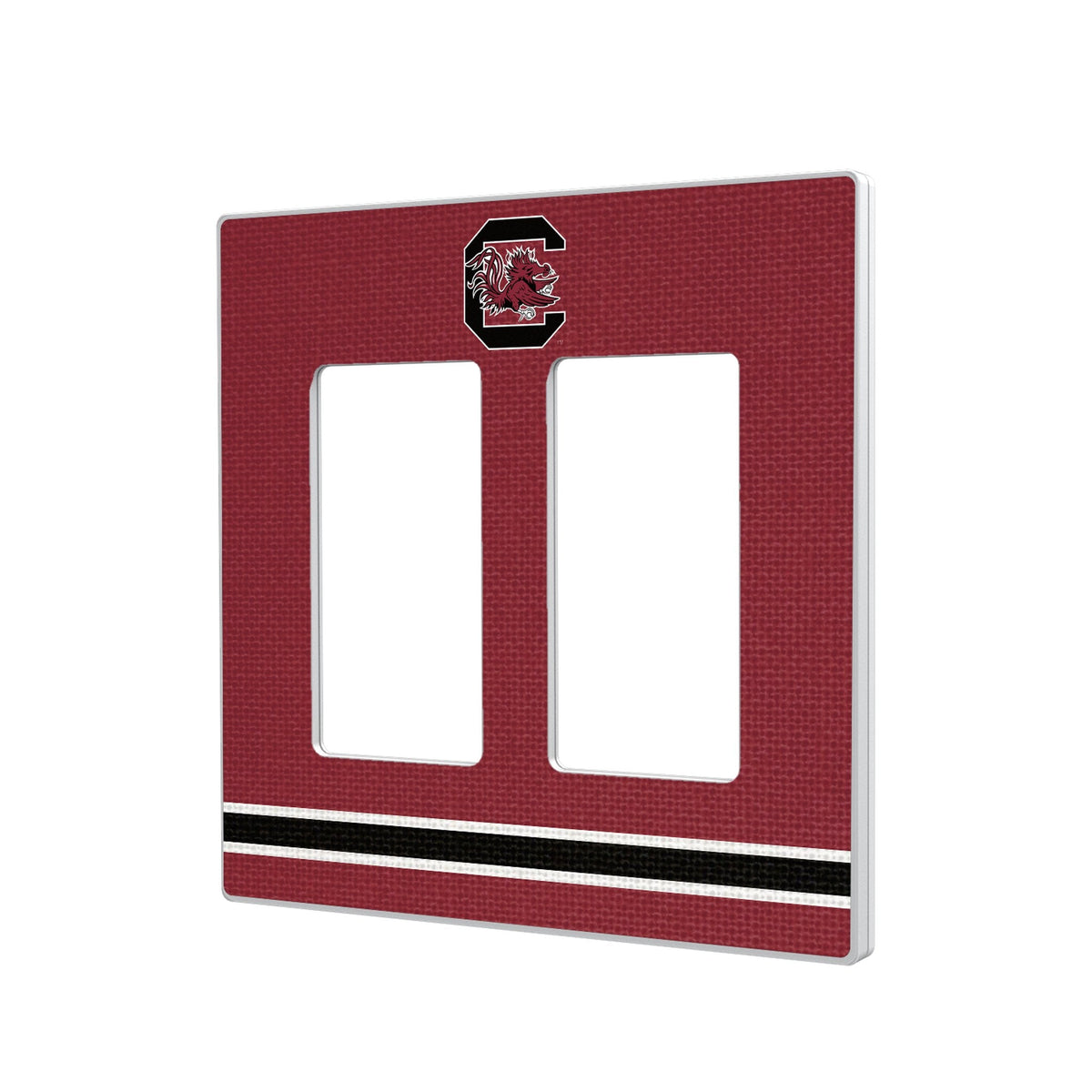 University of South Carolina Gamecocks Stripe Hidden-Screw Light Switch Plate 4