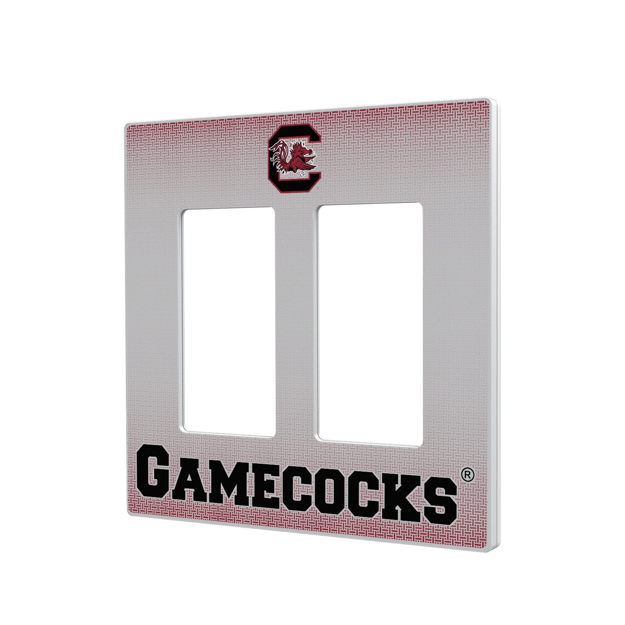 University of South Carolina Gamecocks Linen Hidden-Screw Light Switch Plate 4